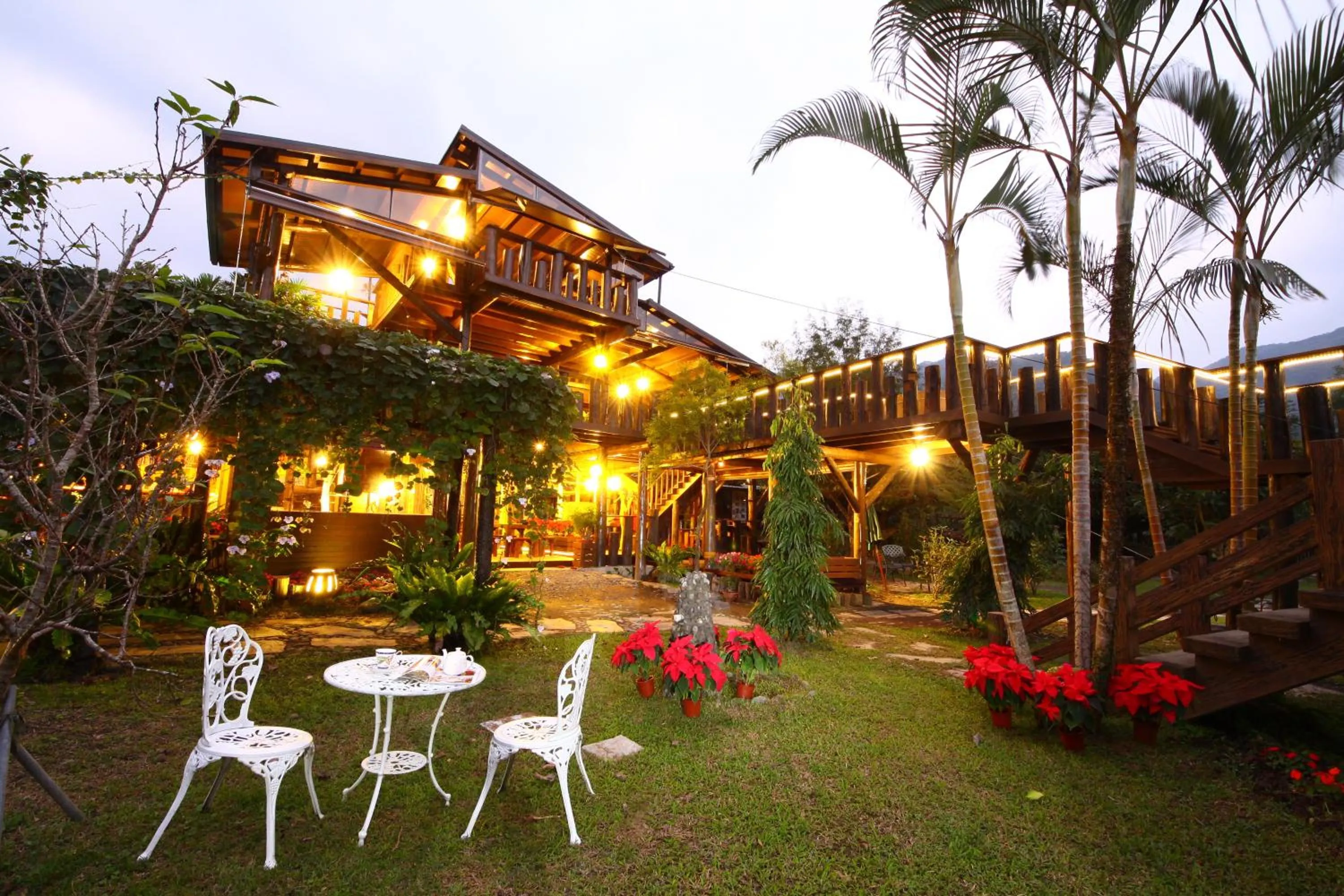 Garden view in Country Grange B&B