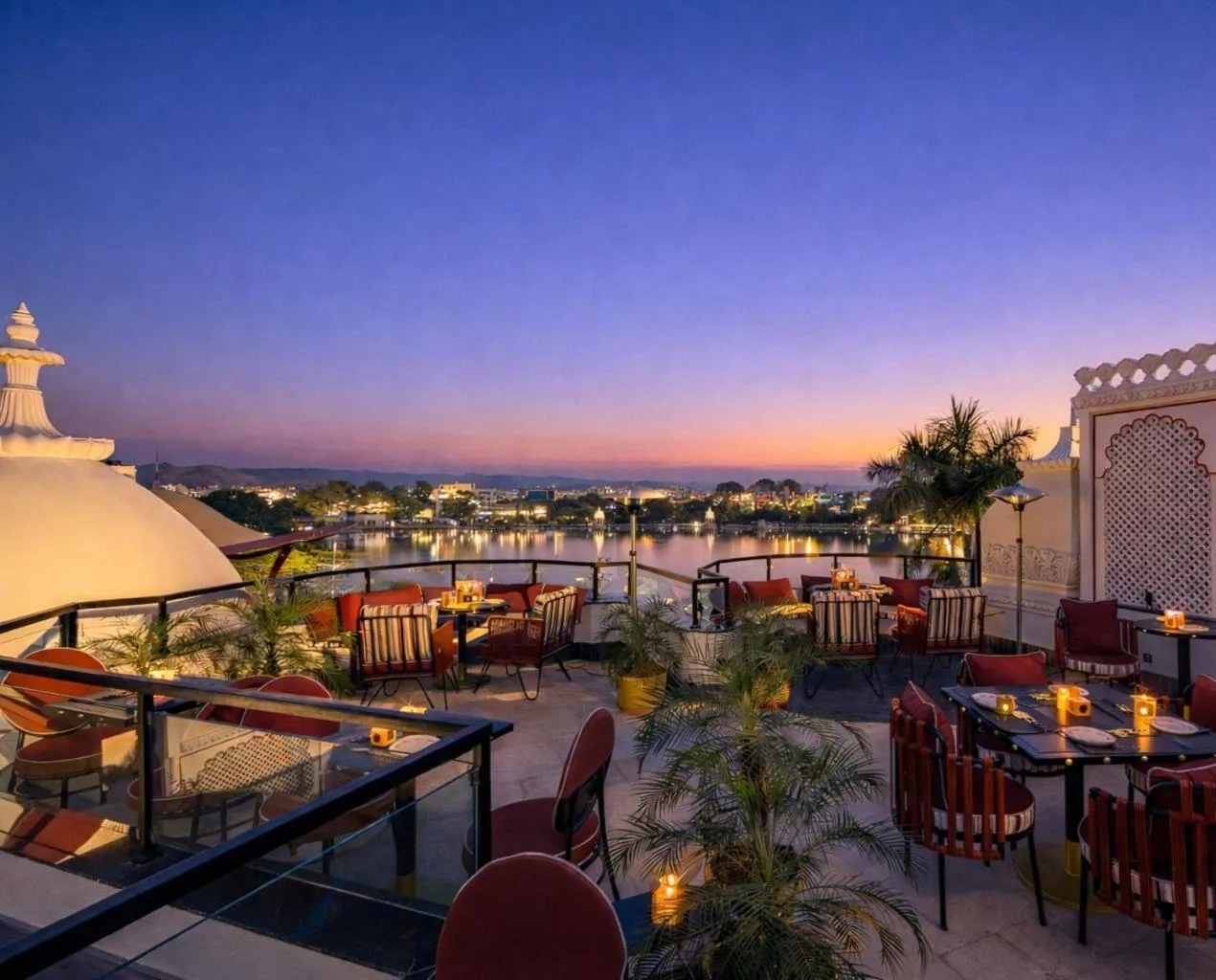 Restaurant/places to eat in Swaroop Vilas - Lake Facing Boutique Hotel