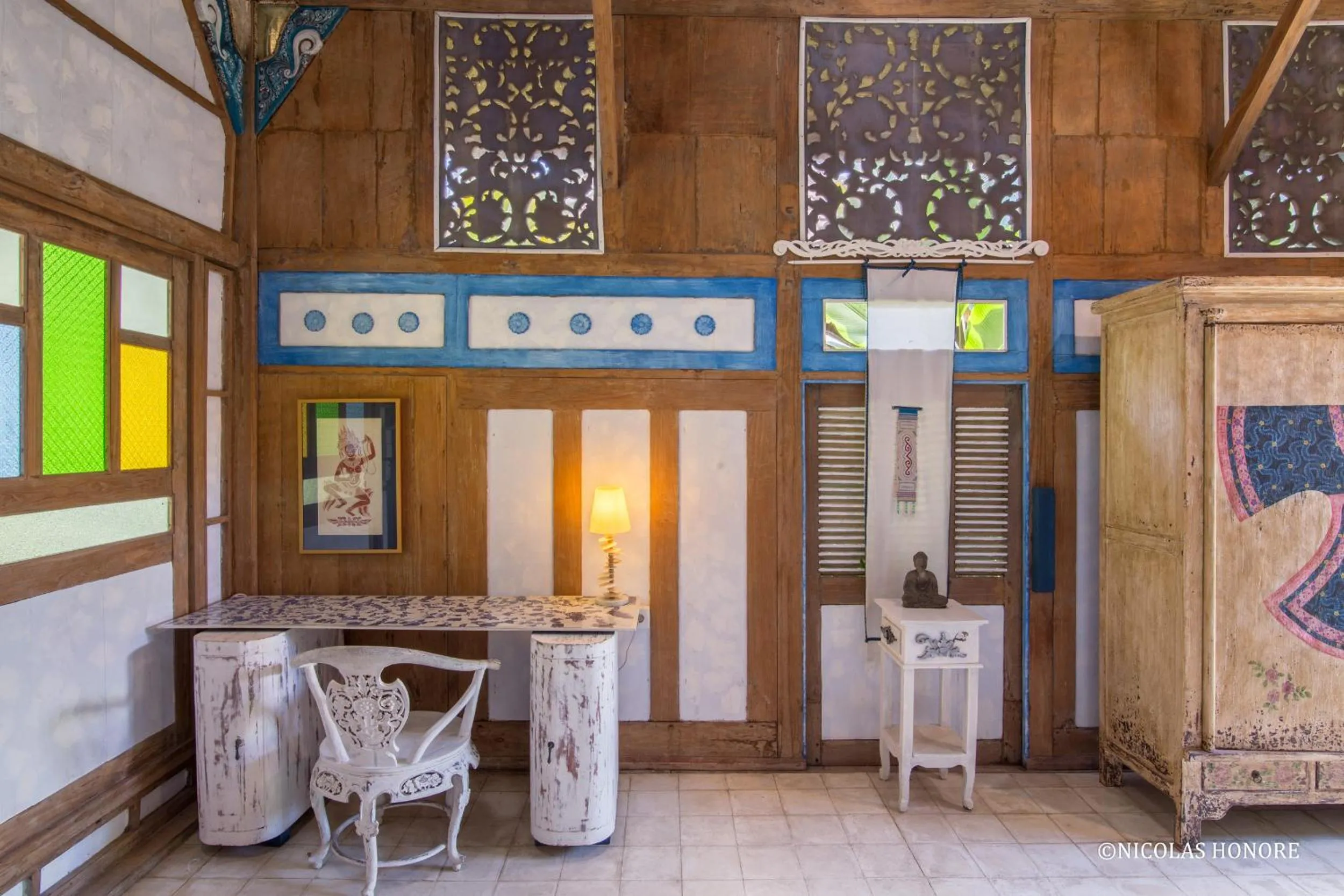 Decorative detail in Hati Padi Cottages