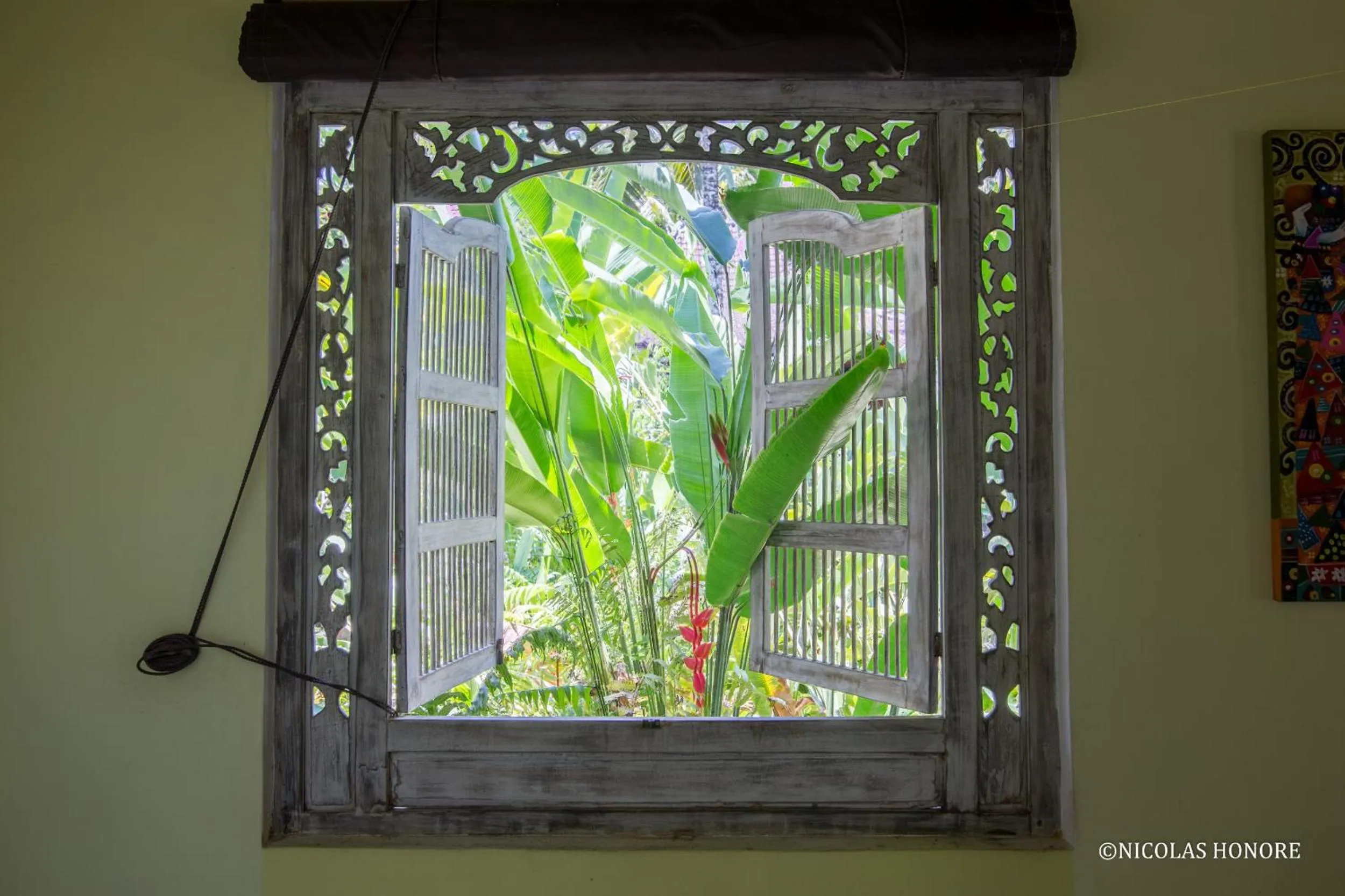 Decorative detail in Hati Padi Cottages
