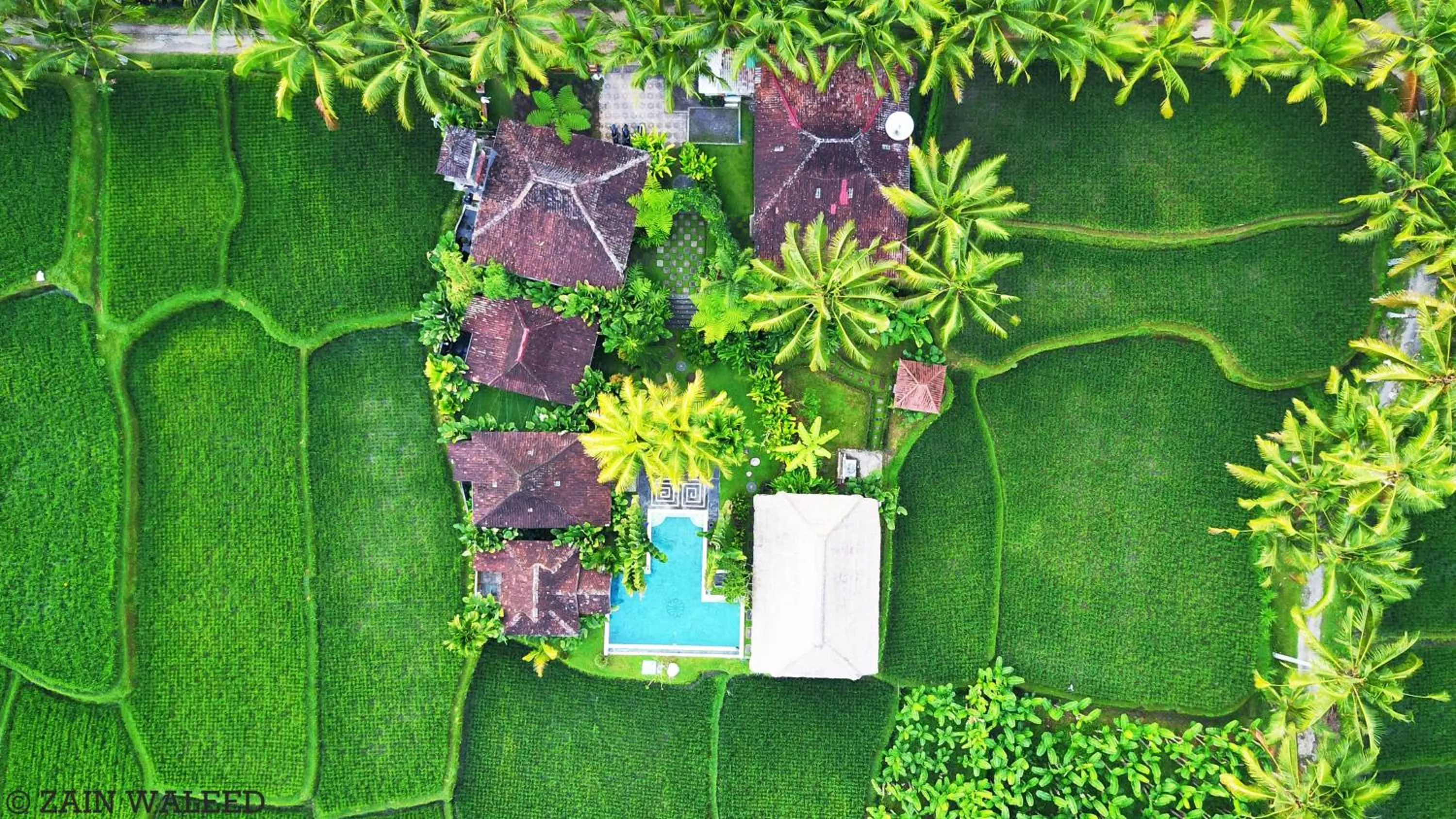 Bird's eye view in Hati Padi Cottages