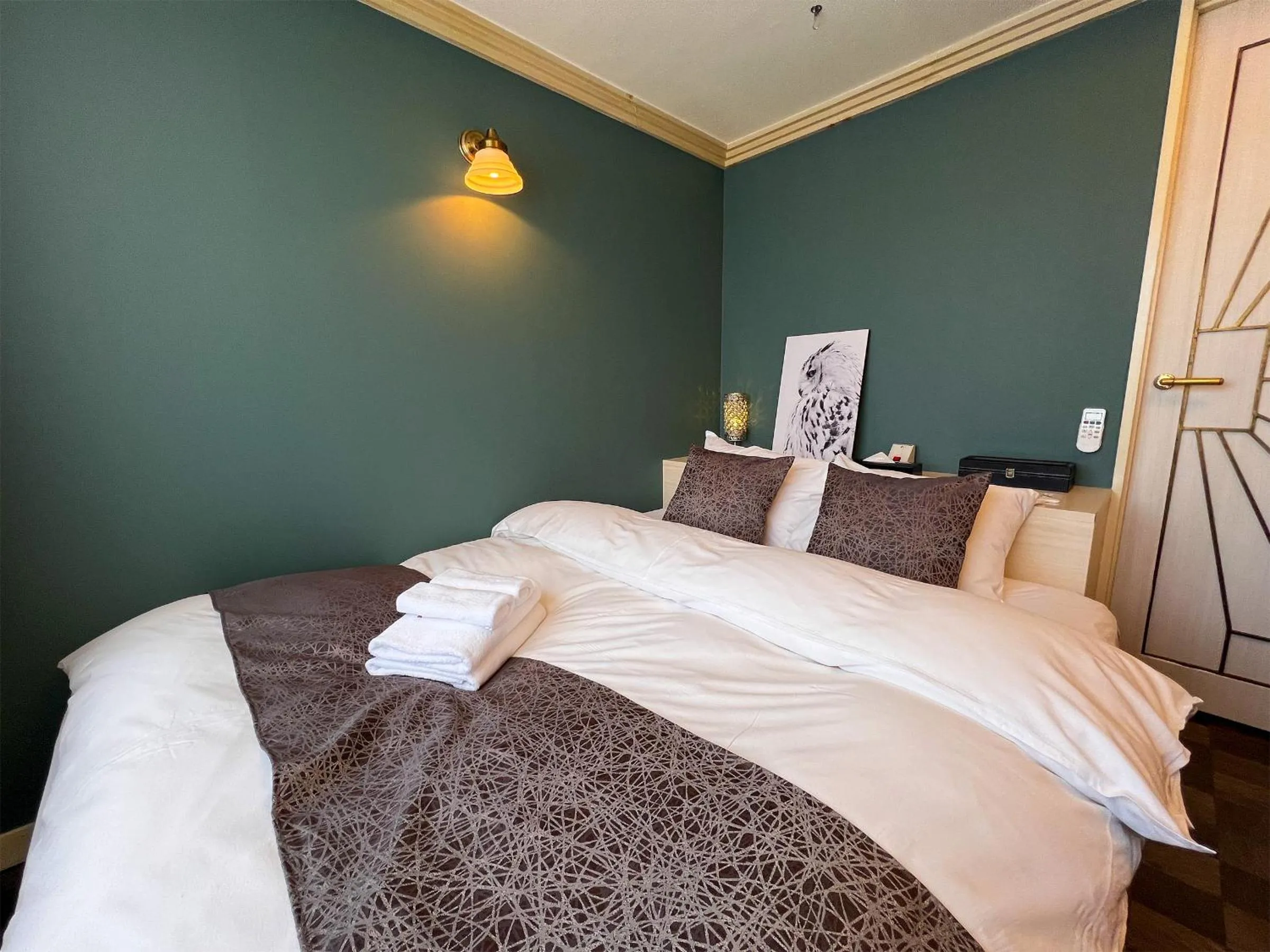 Bed in Hotel HAGOROMO