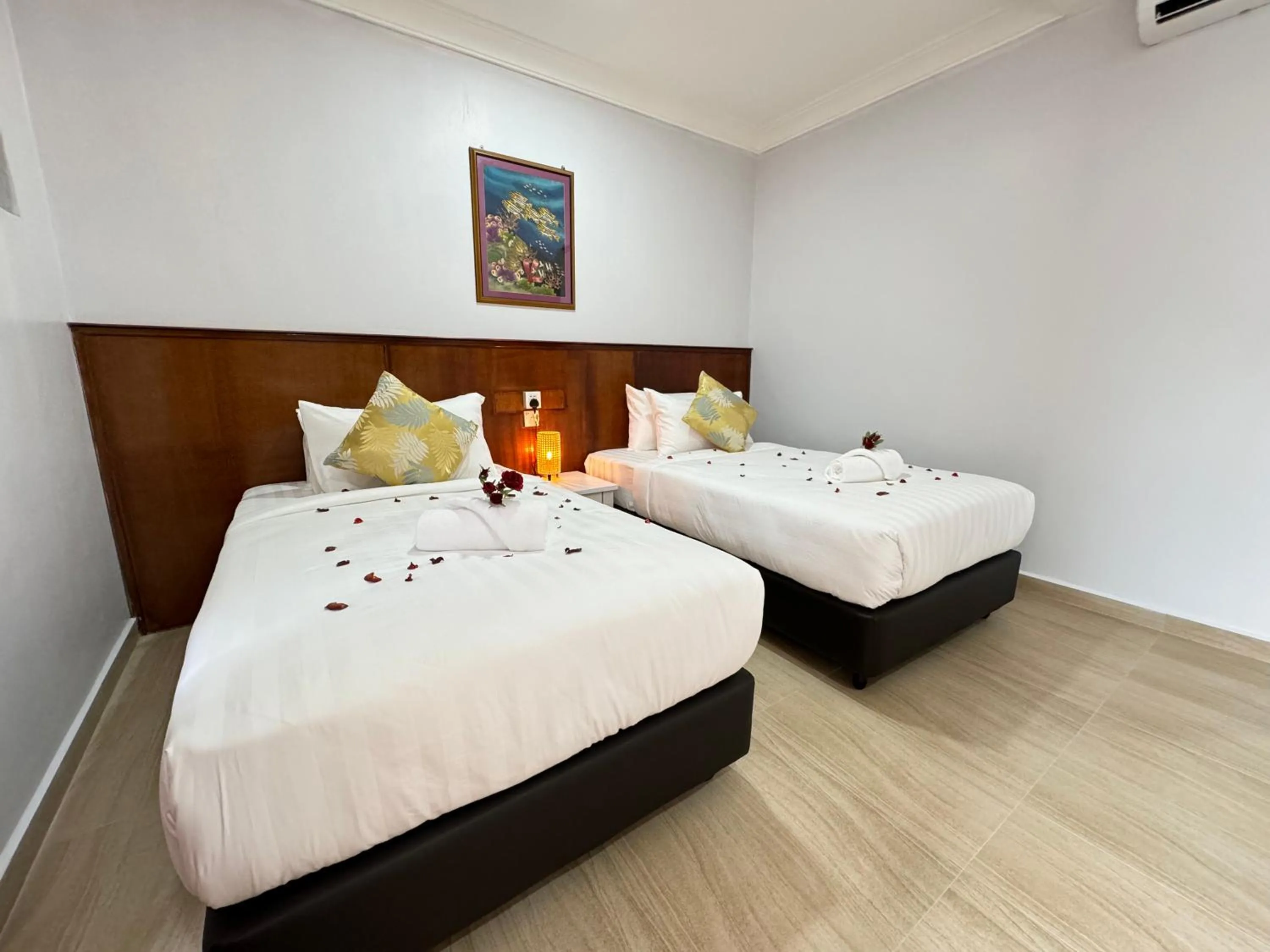 Bed in Cottage Inn Gerik