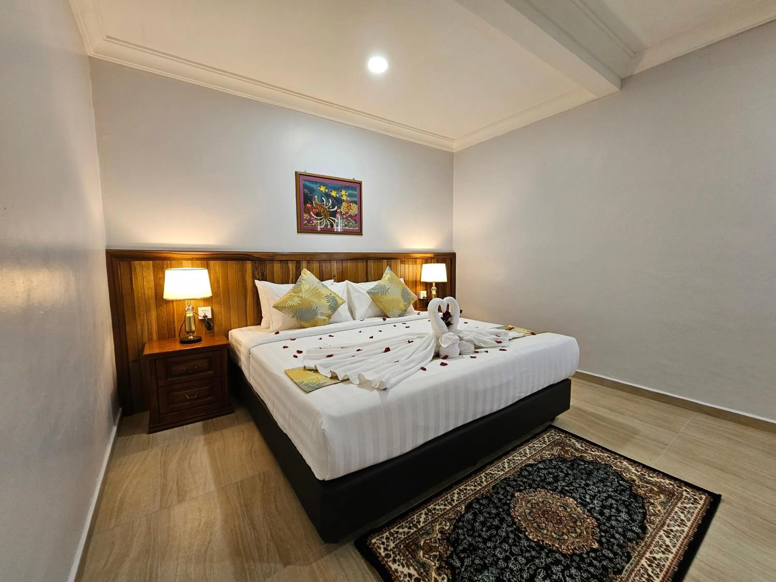 Bed in Cottage Inn Gerik