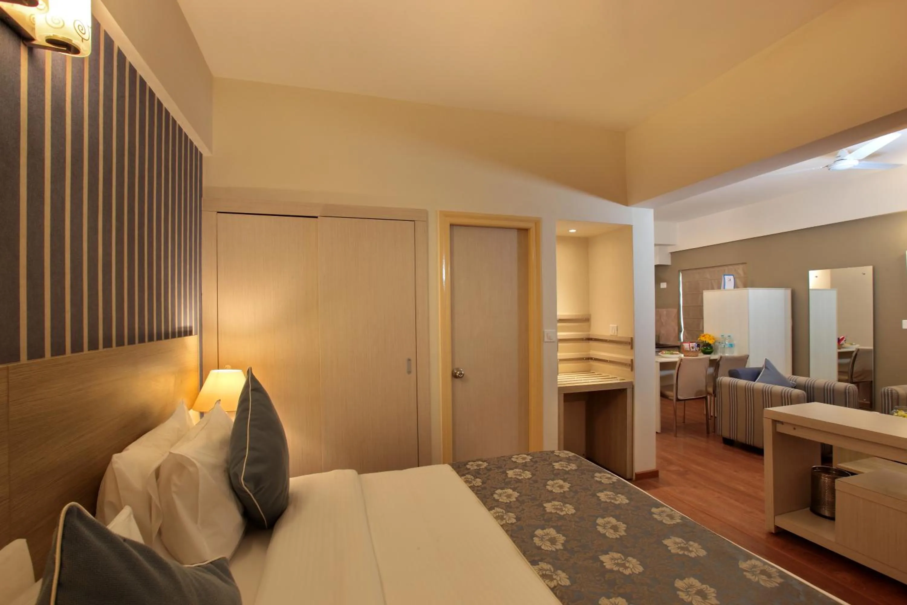 Bed in Starlit Suites Bangalore