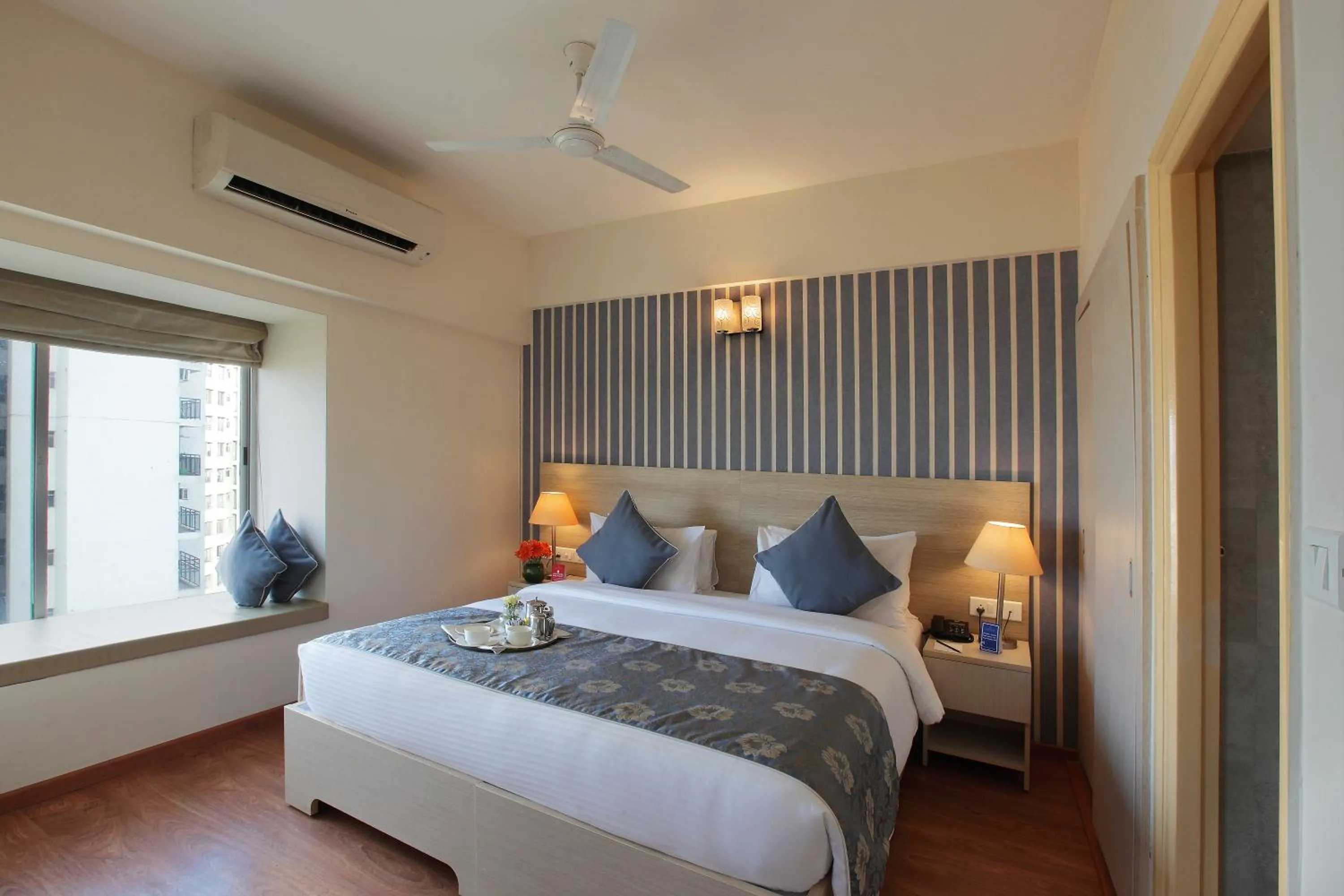 Bed in Starlit Suites Bangalore