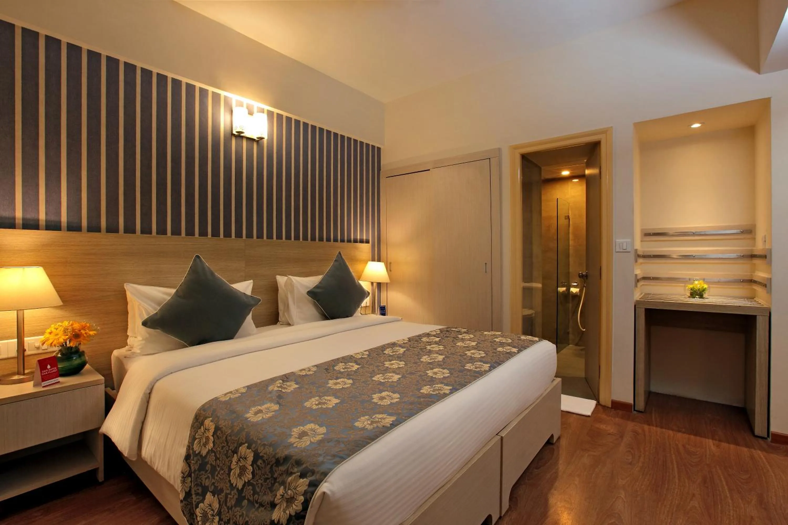 Bed in Starlit Suites Bangalore