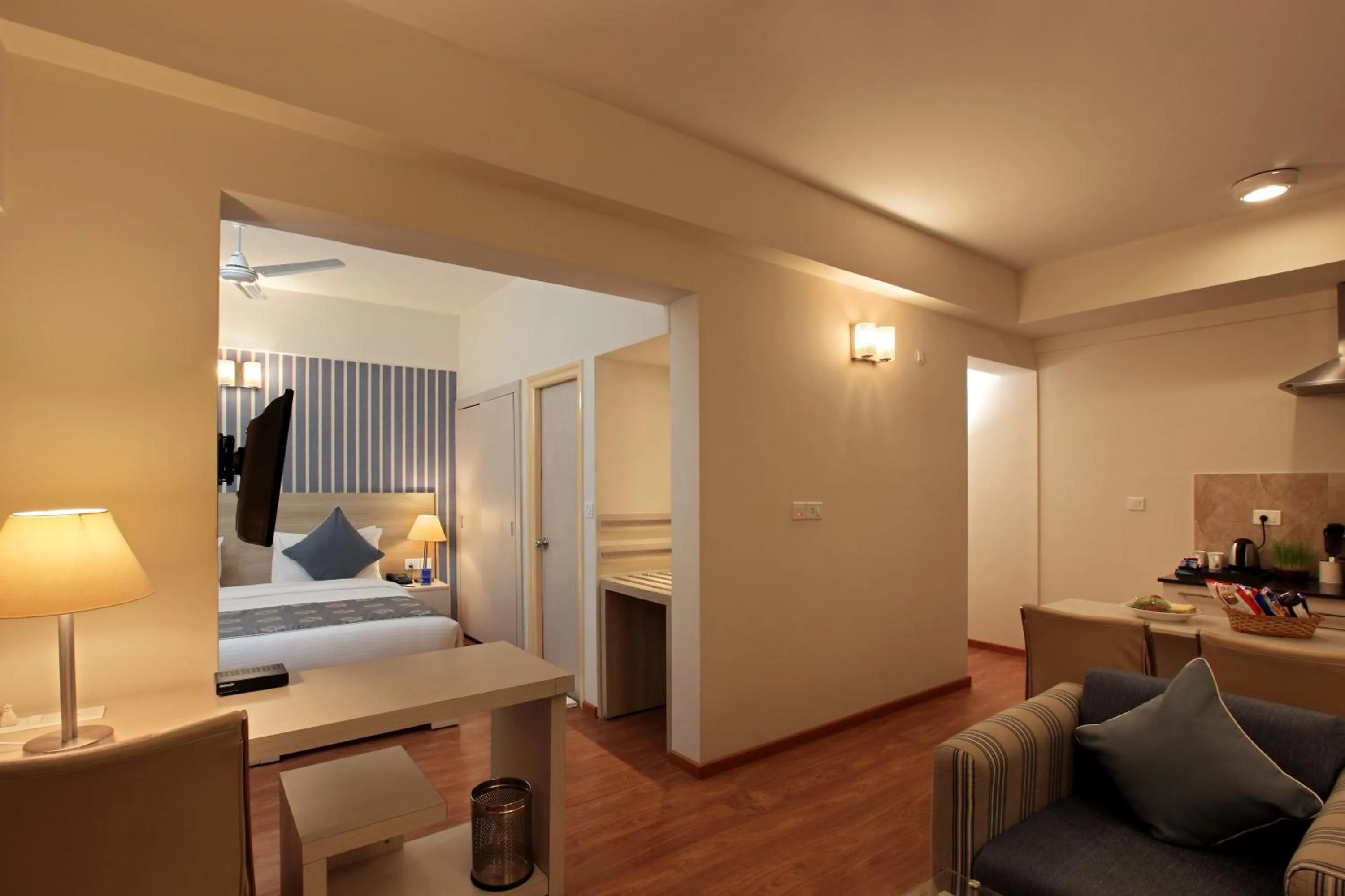 Bed in Starlit Suites Bangalore