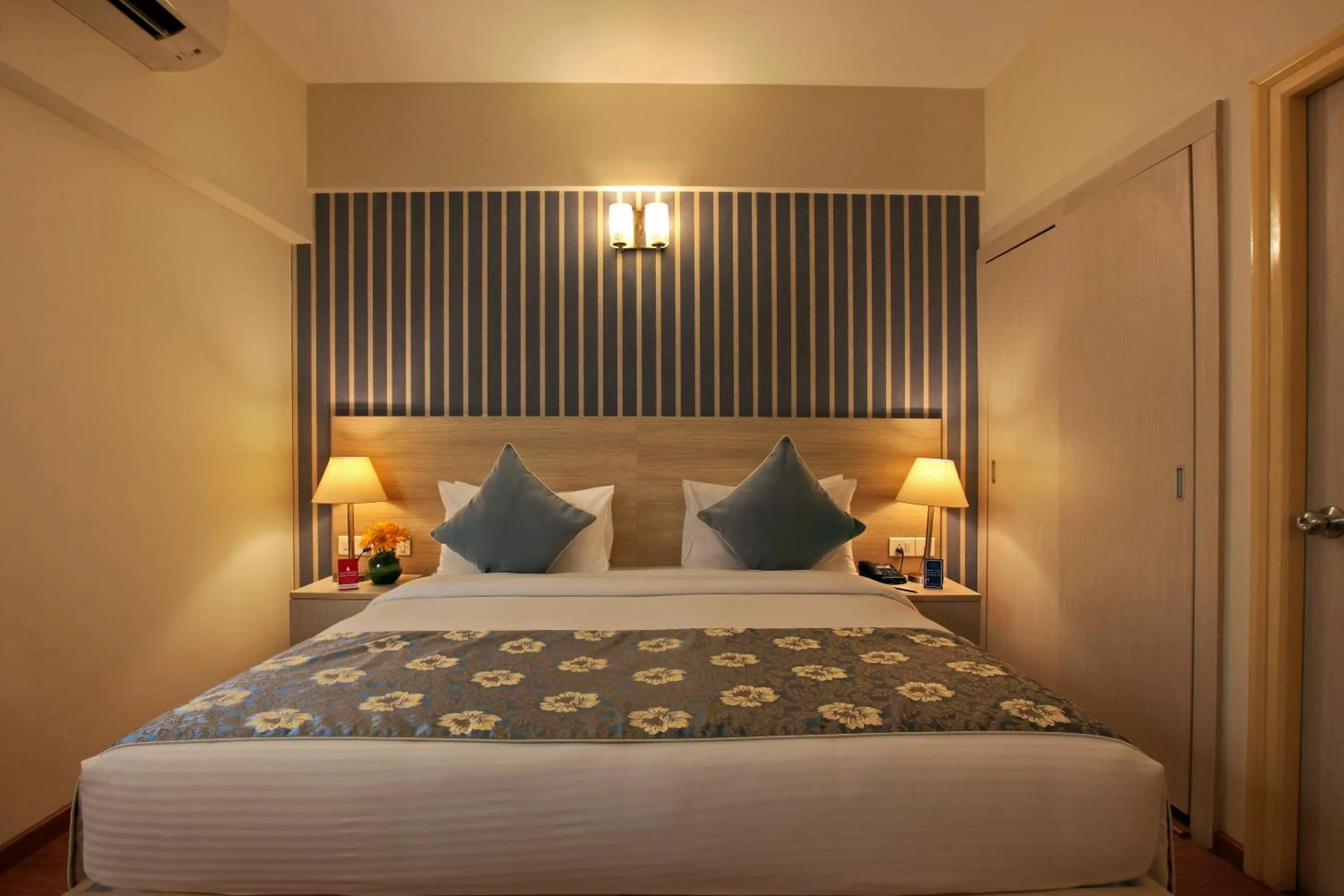 Bed in Starlit Suites Bangalore
