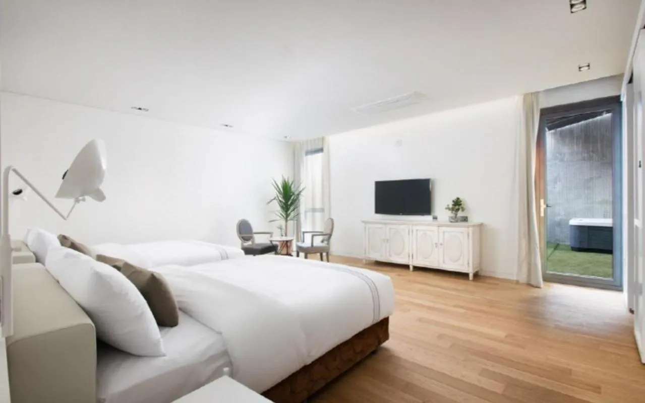 Bed in Hotel Barahan Jeonju