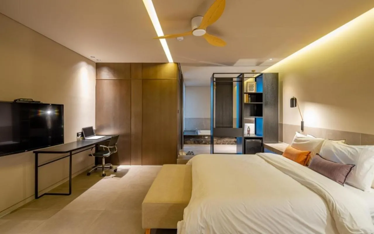 Bed in Hotel Barahan Jeonju