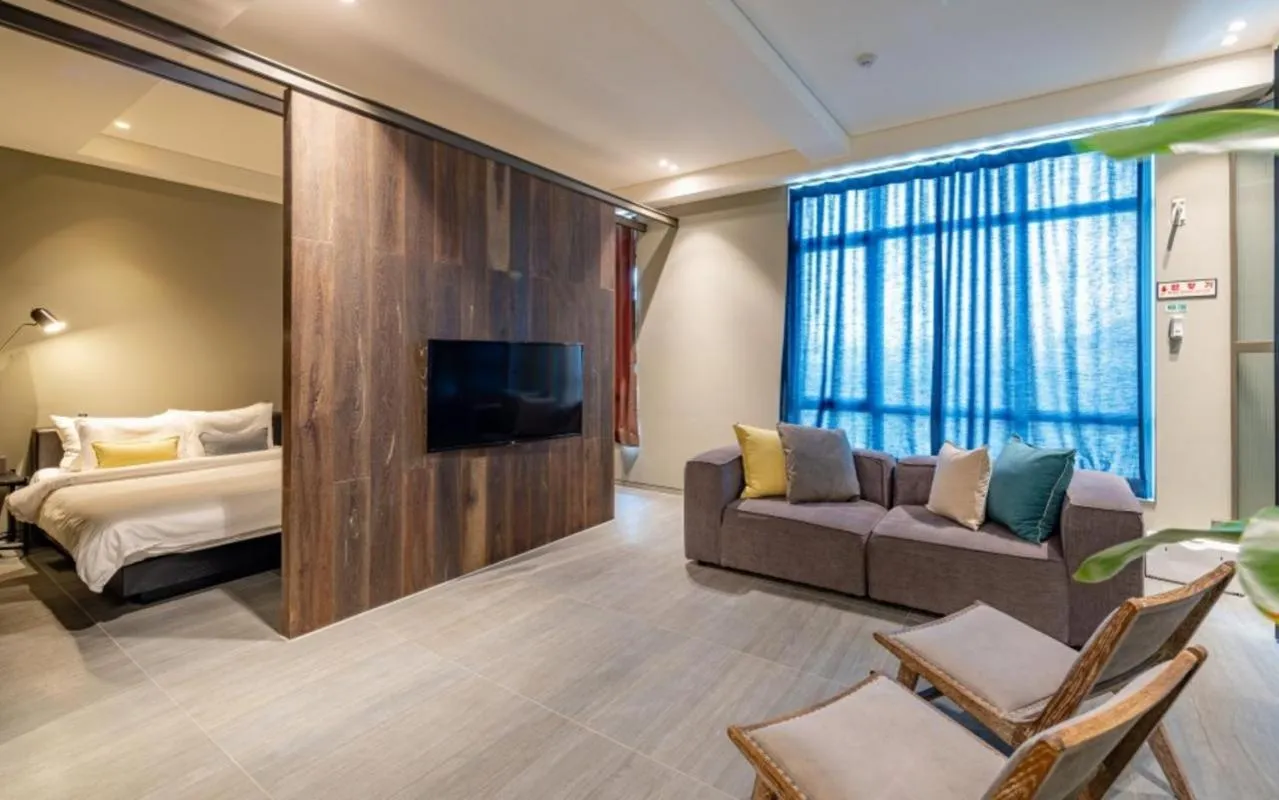 Bed in Hotel Barahan Jeonju