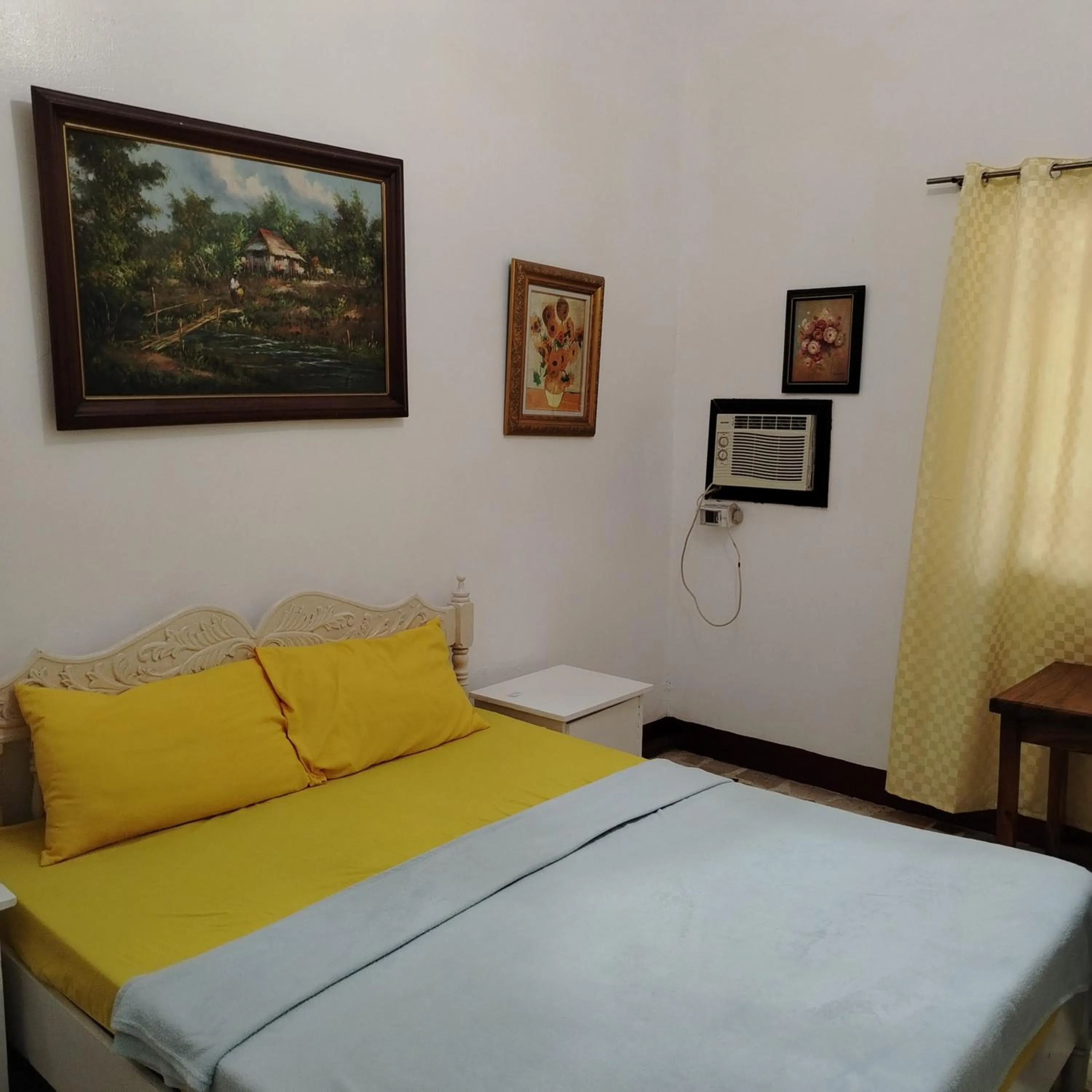 Bed in White & Yellow Castle Hotel and Resort