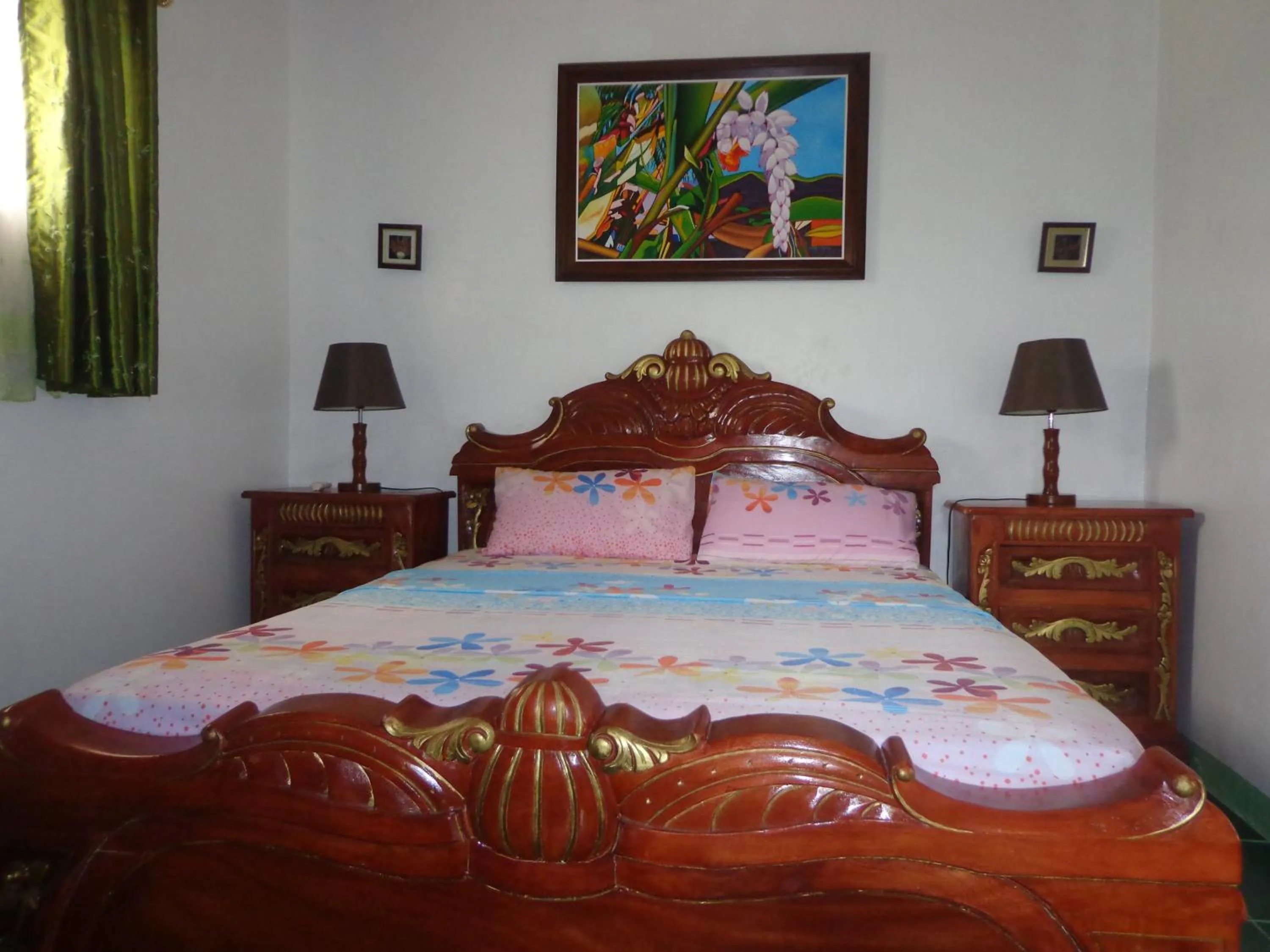 Bed in White & Yellow Castle Hotel and Resort