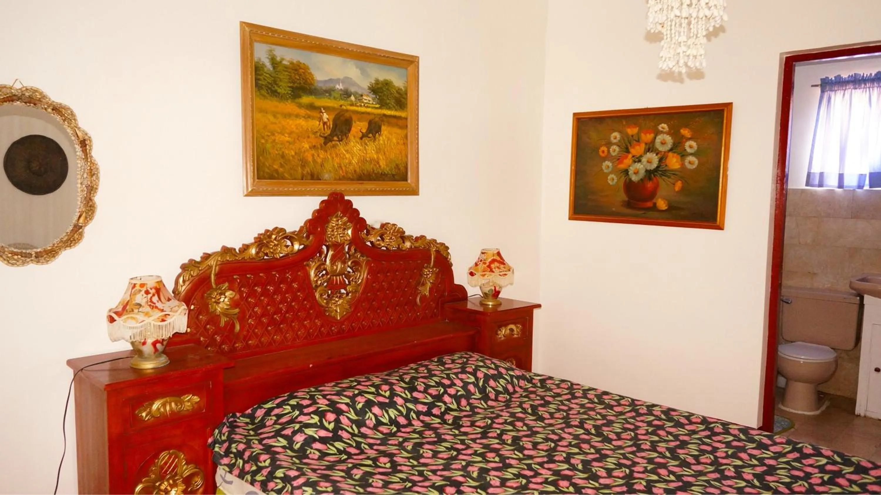 Bed in White & Yellow Castle Hotel and Resort