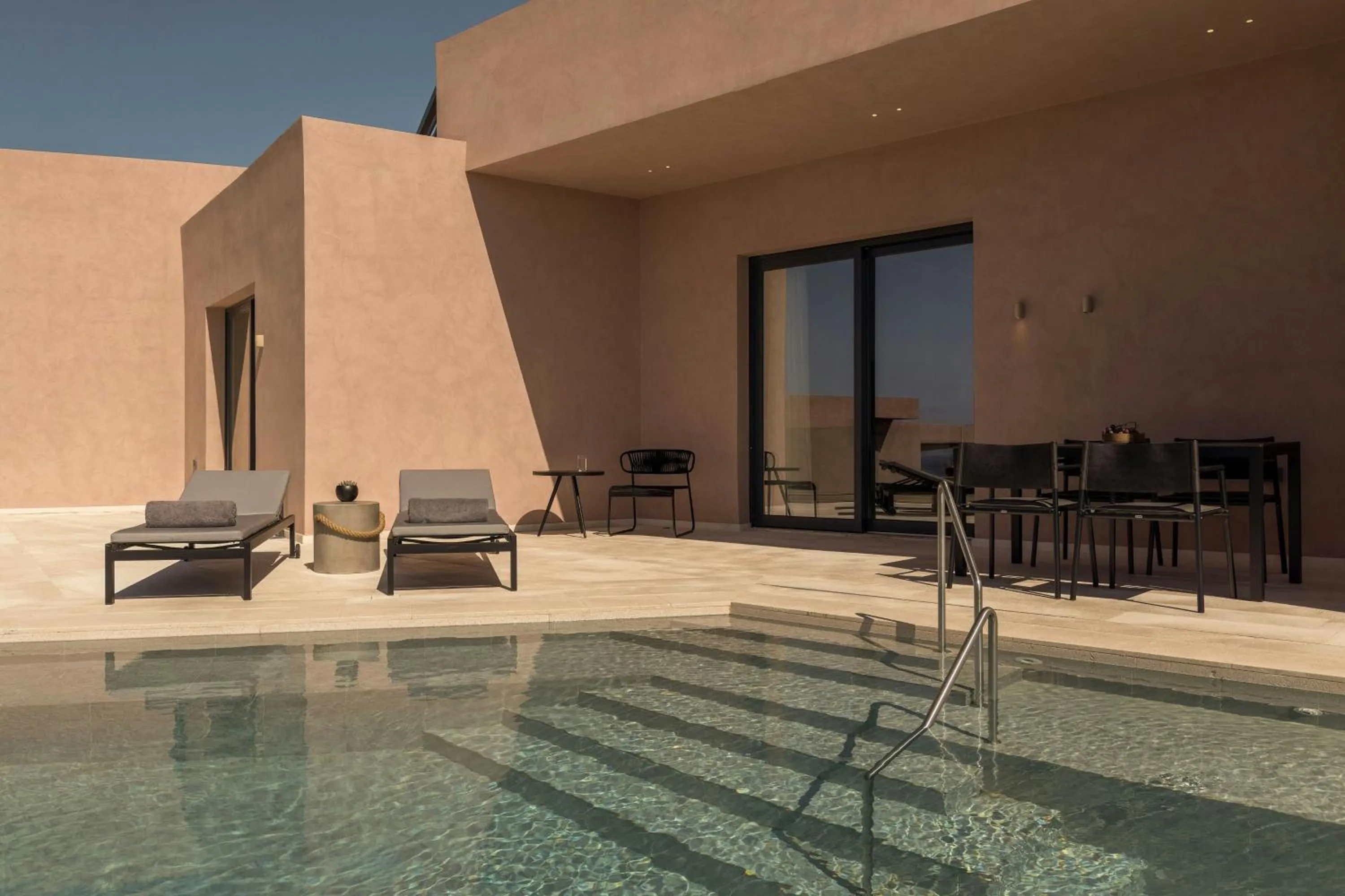 Swimming pool in Domes Novos Santorini, Autograph Collection