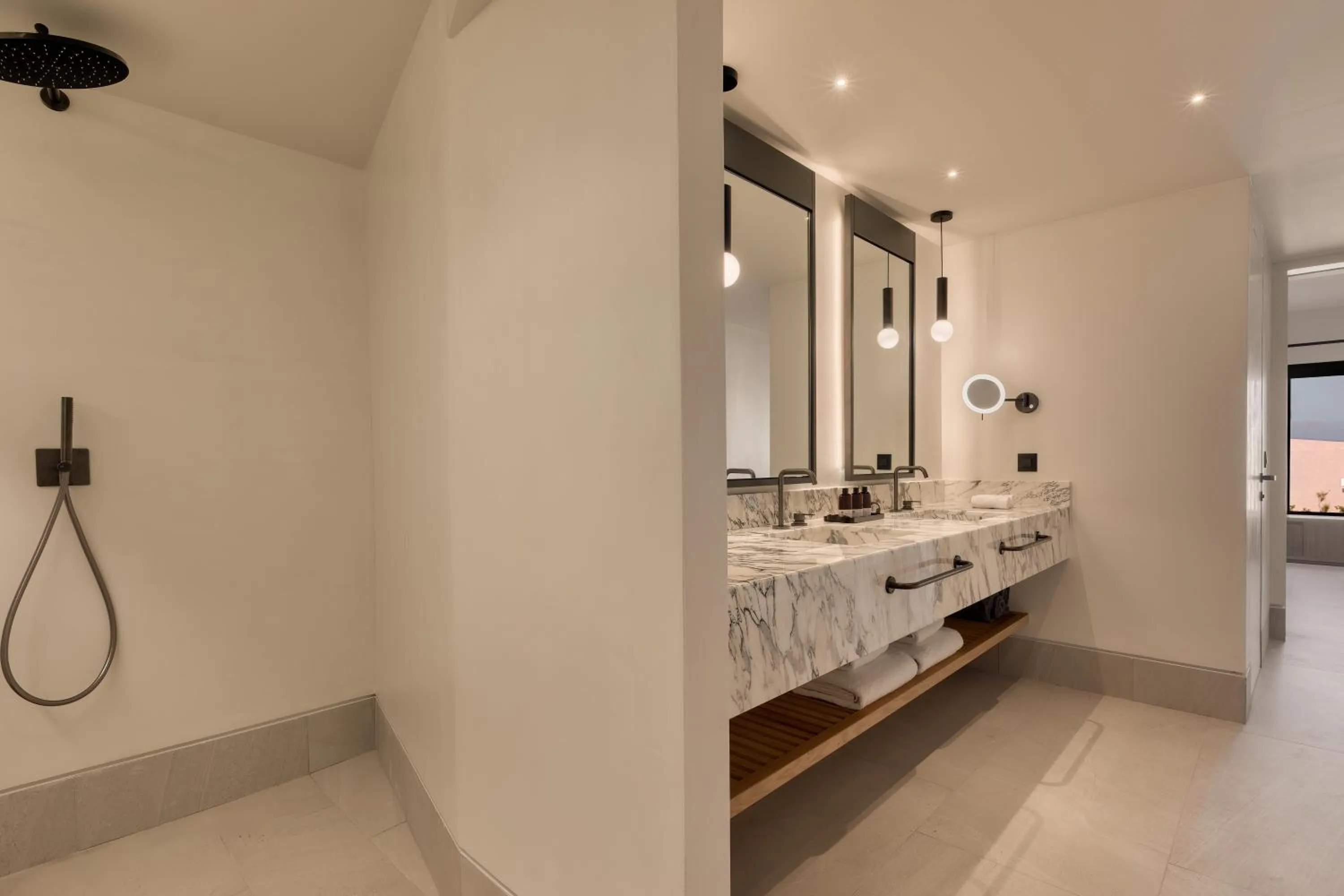 Shower in Domes Novos Santorini, Autograph Collection