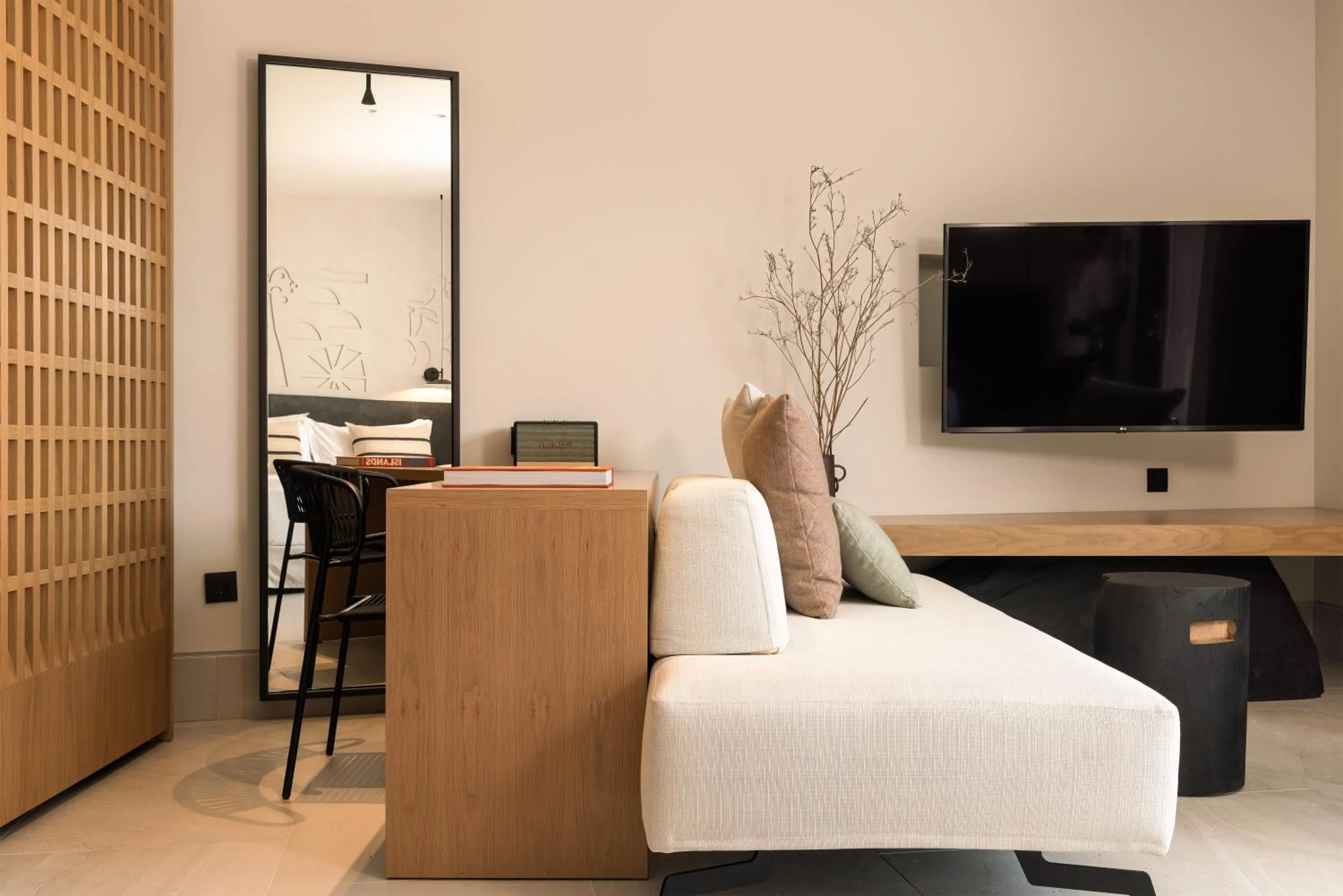 Seating area in Domes Novos Santorini, Autograph Collection