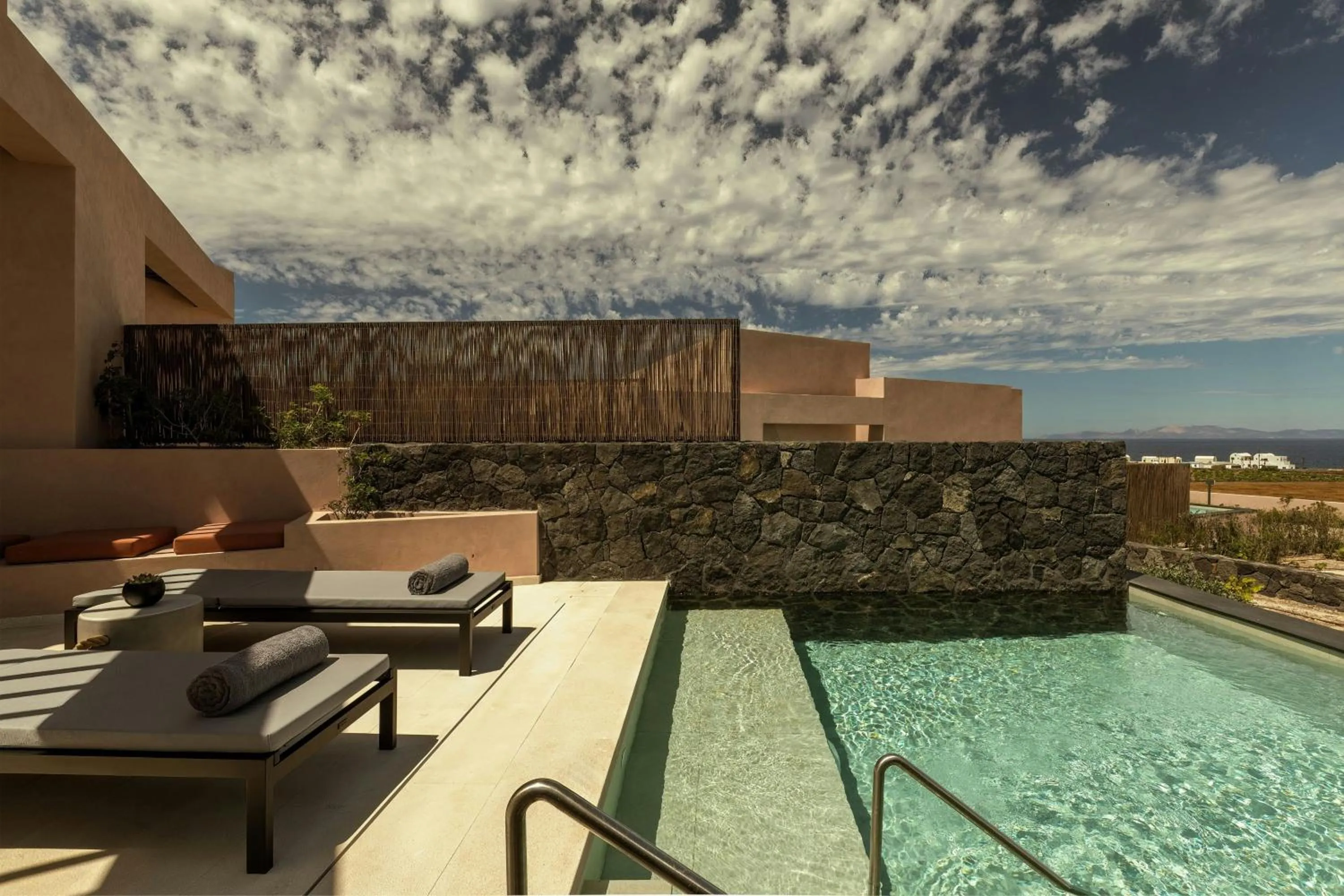 Swimming pool in Domes Novos Santorini, Autograph Collection