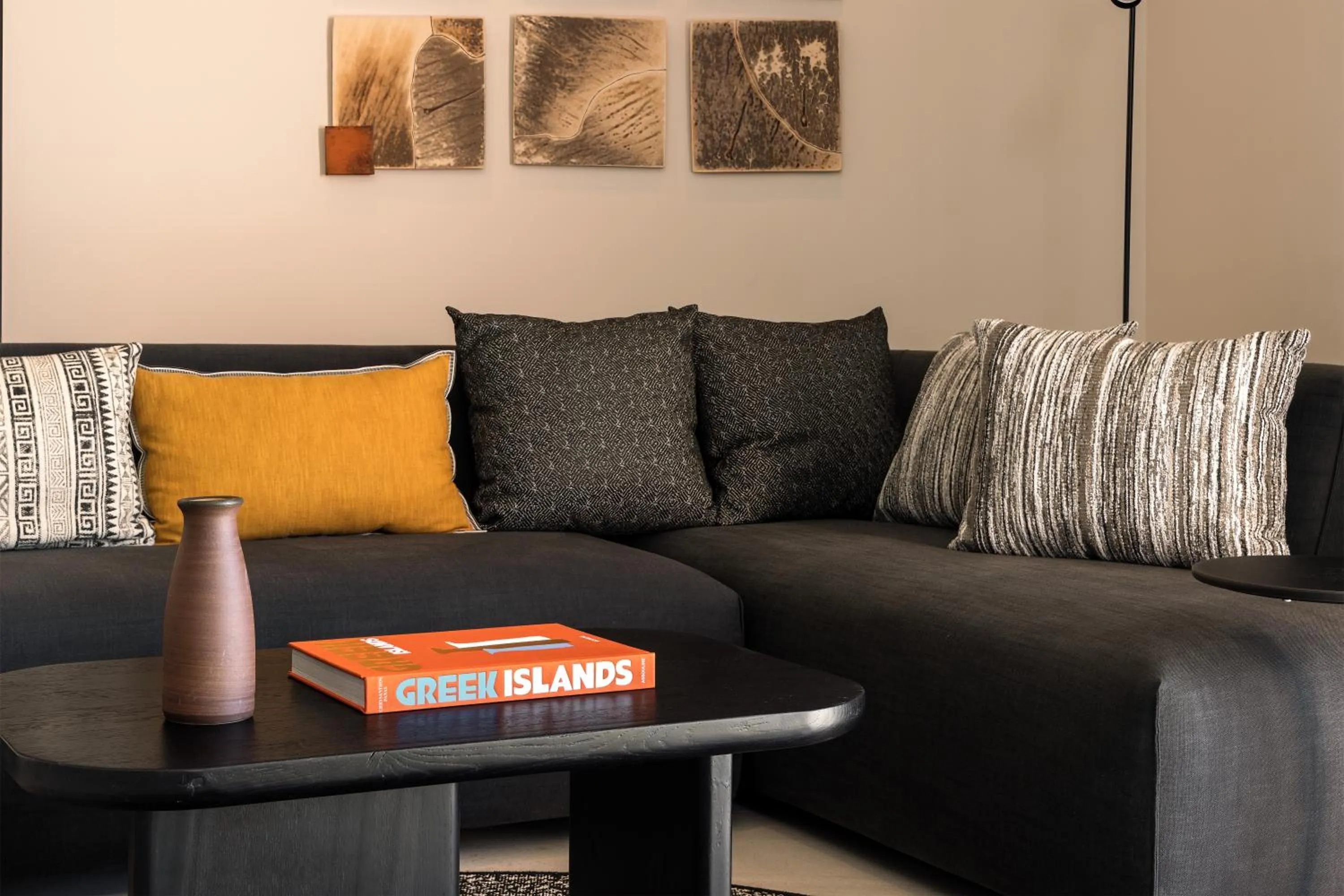 Seating area in Domes Novos Santorini, Autograph Collection