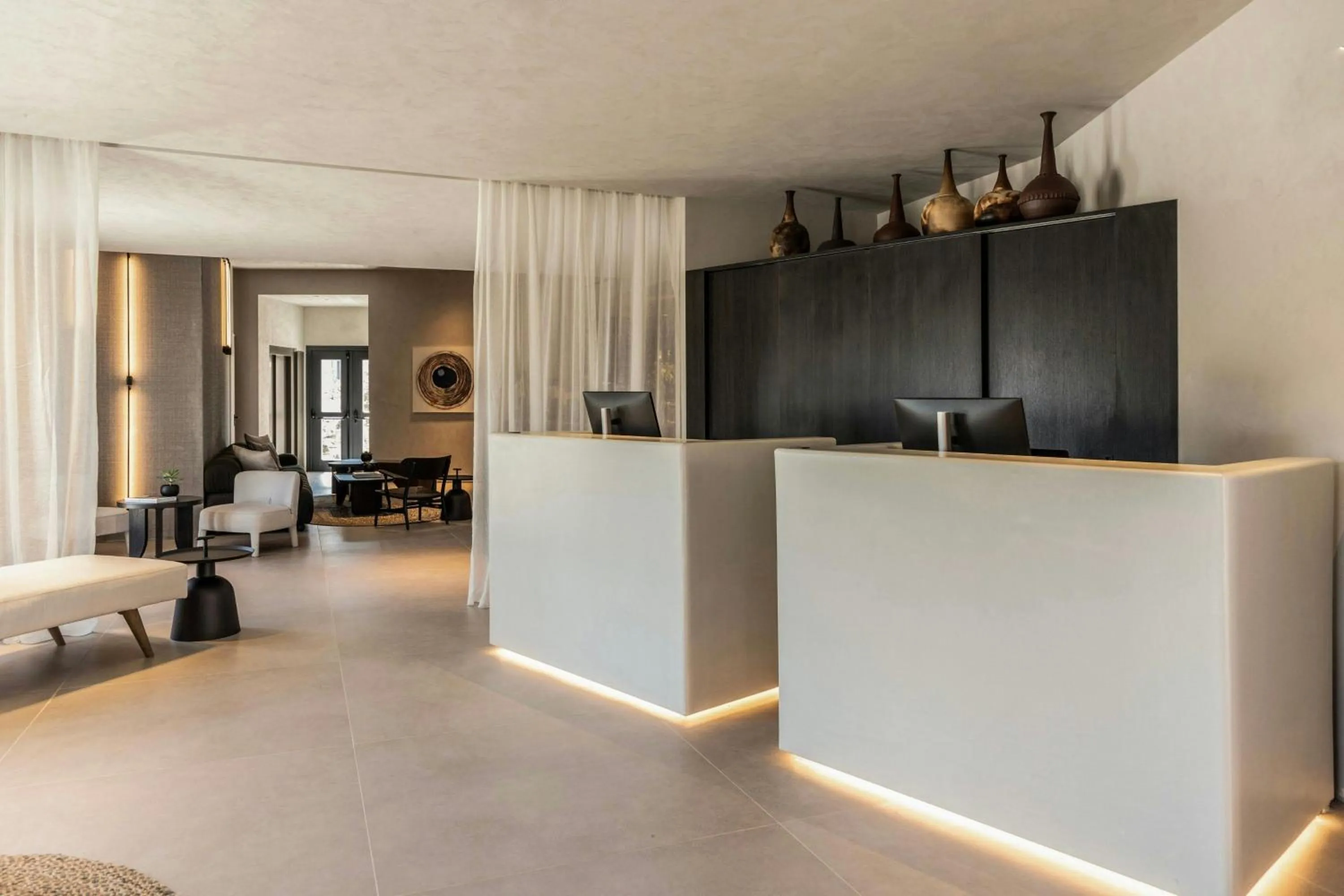 Lobby or reception in Domes Novos Santorini, Autograph Collection