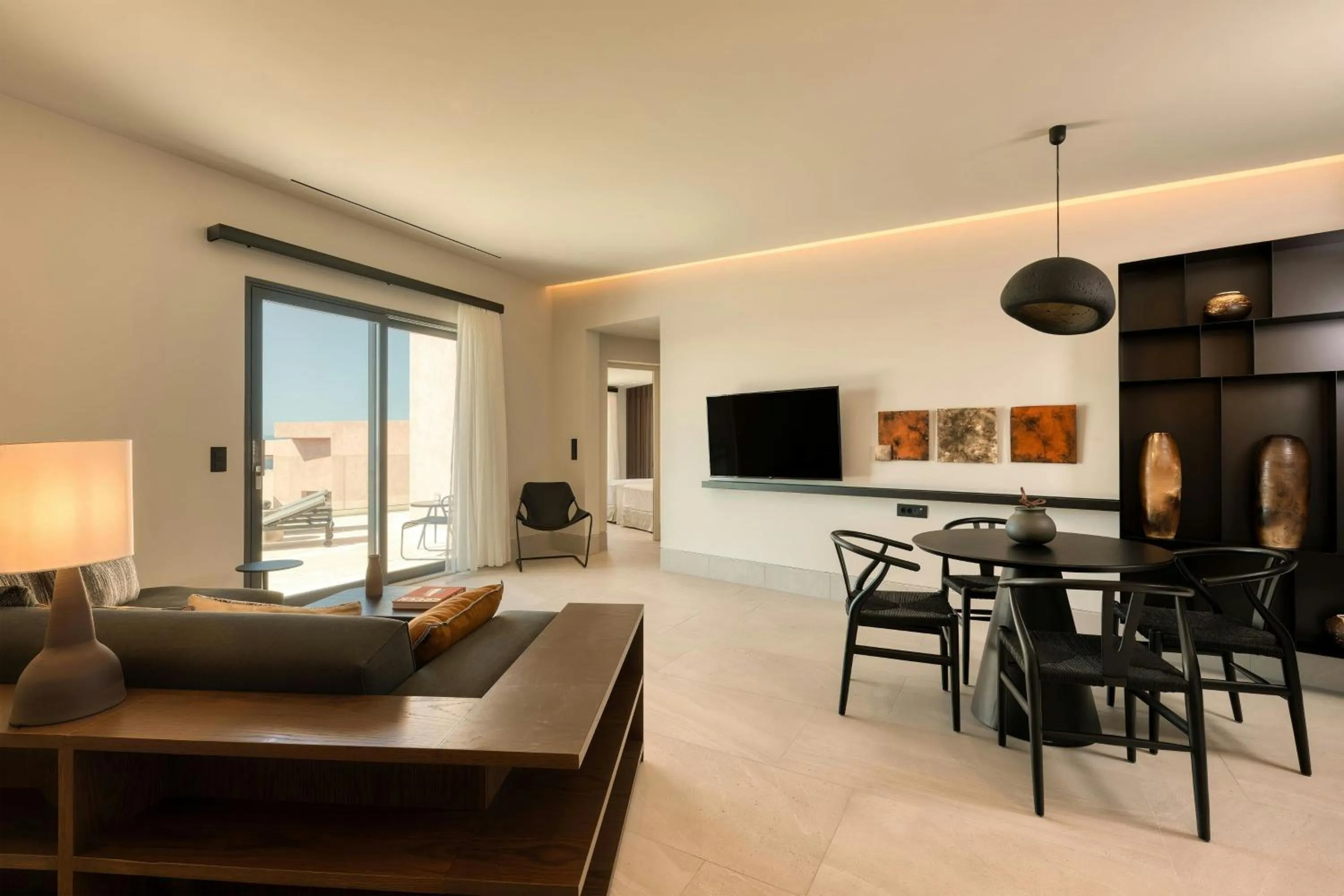 Swimming pool in Domes Novos Santorini, Autograph Collection