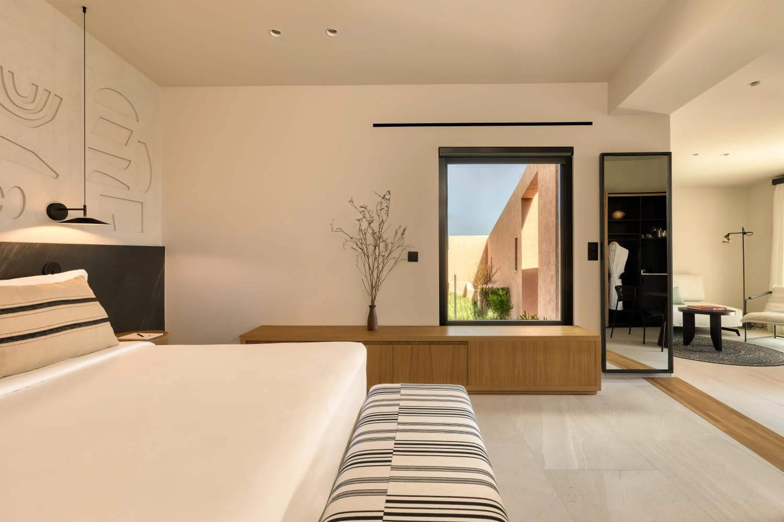 Bed in Domes Novos Santorini, Autograph Collection