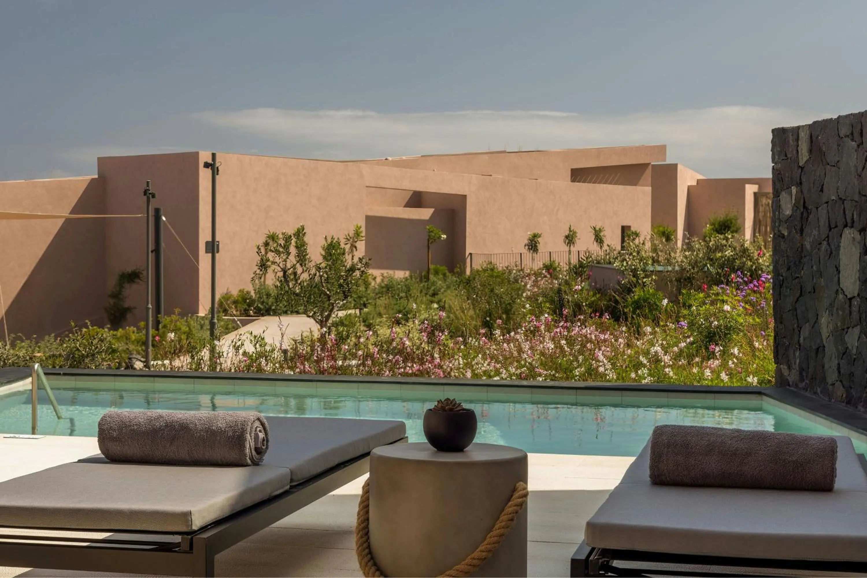 Swimming pool in Domes Novos Santorini, Autograph Collection