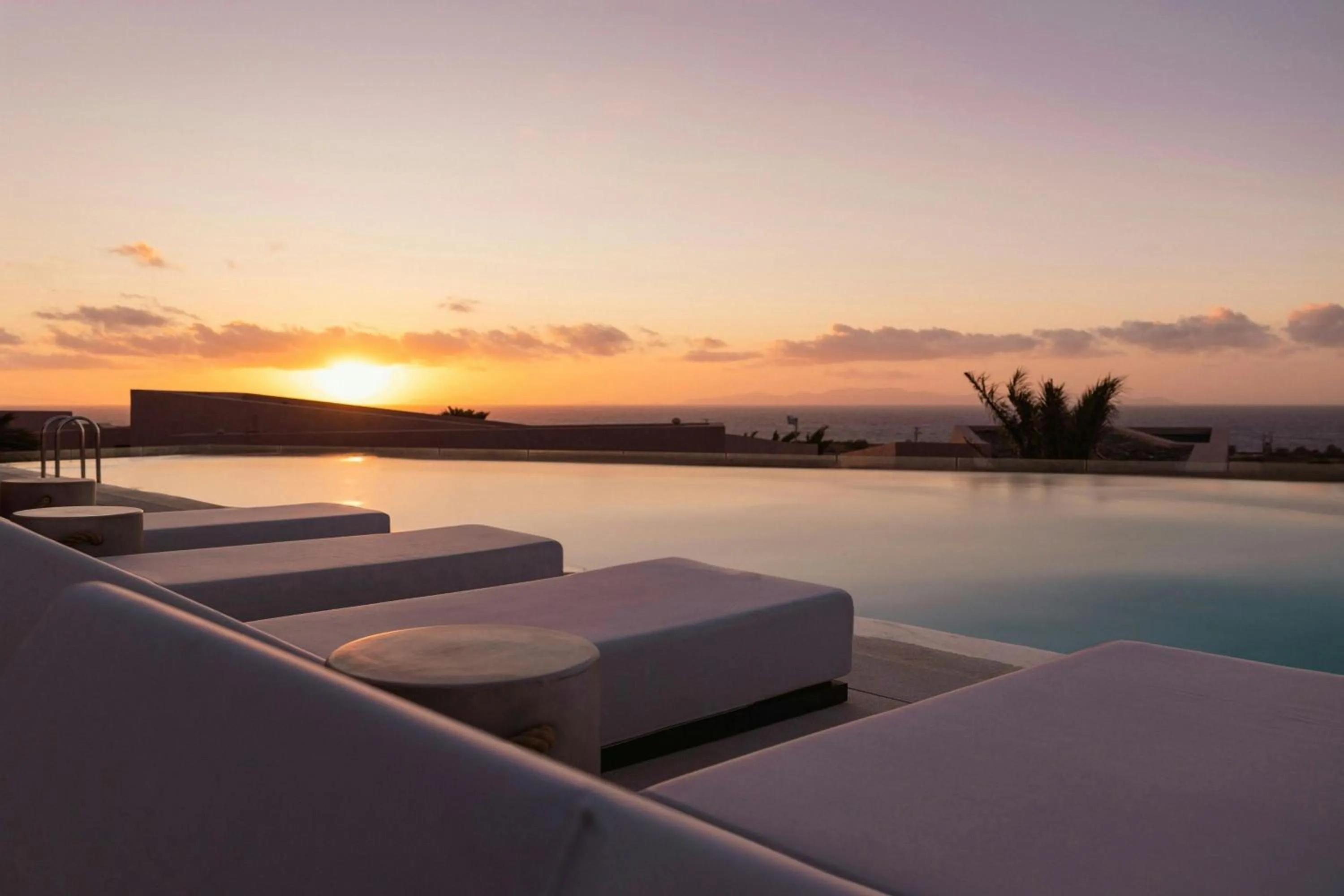 Swimming pool in Domes Novos Santorini, Autograph Collection