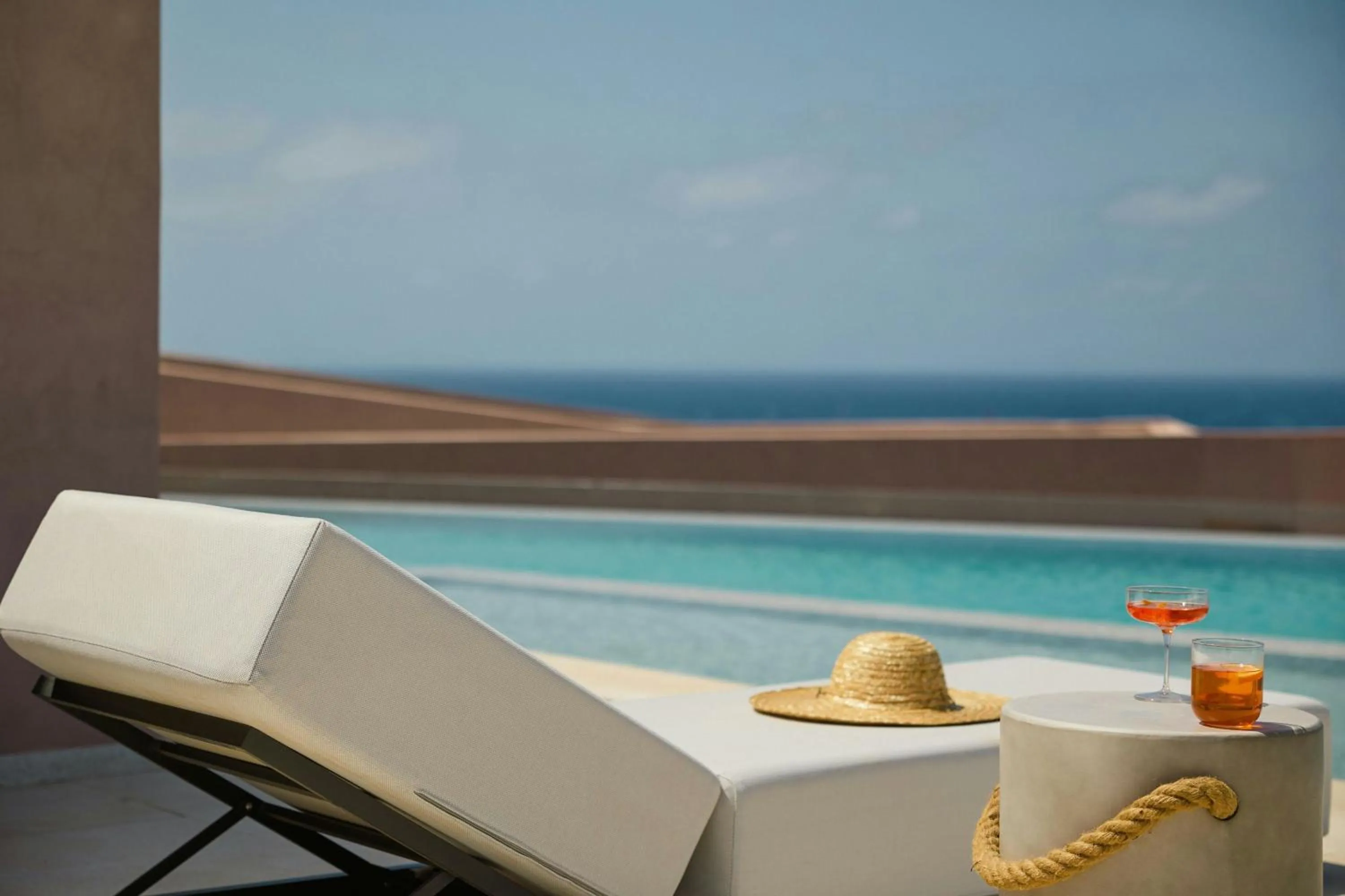Swimming pool in Domes Novos Santorini, Autograph Collection