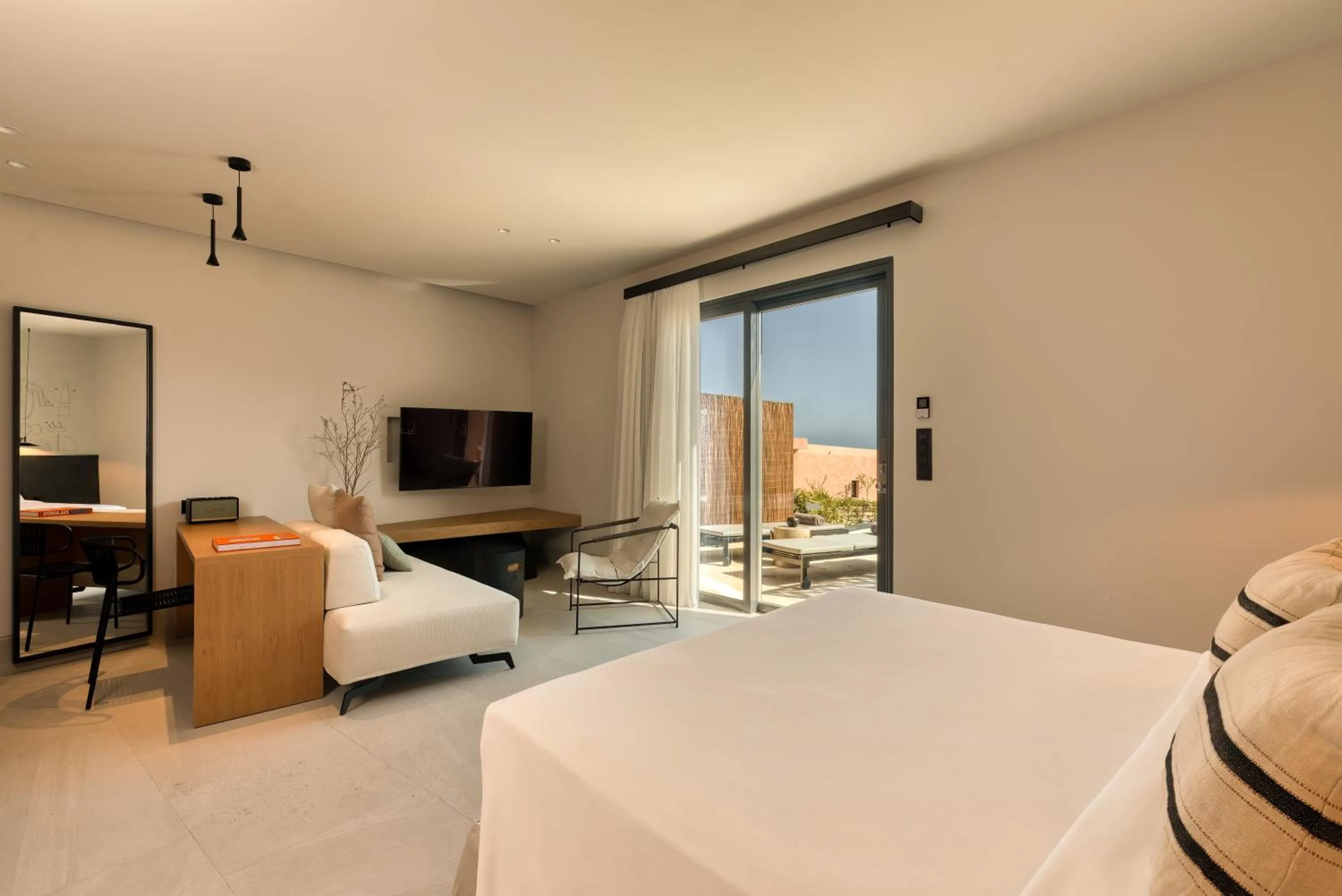 Bed in Domes Novos Santorini, Autograph Collection