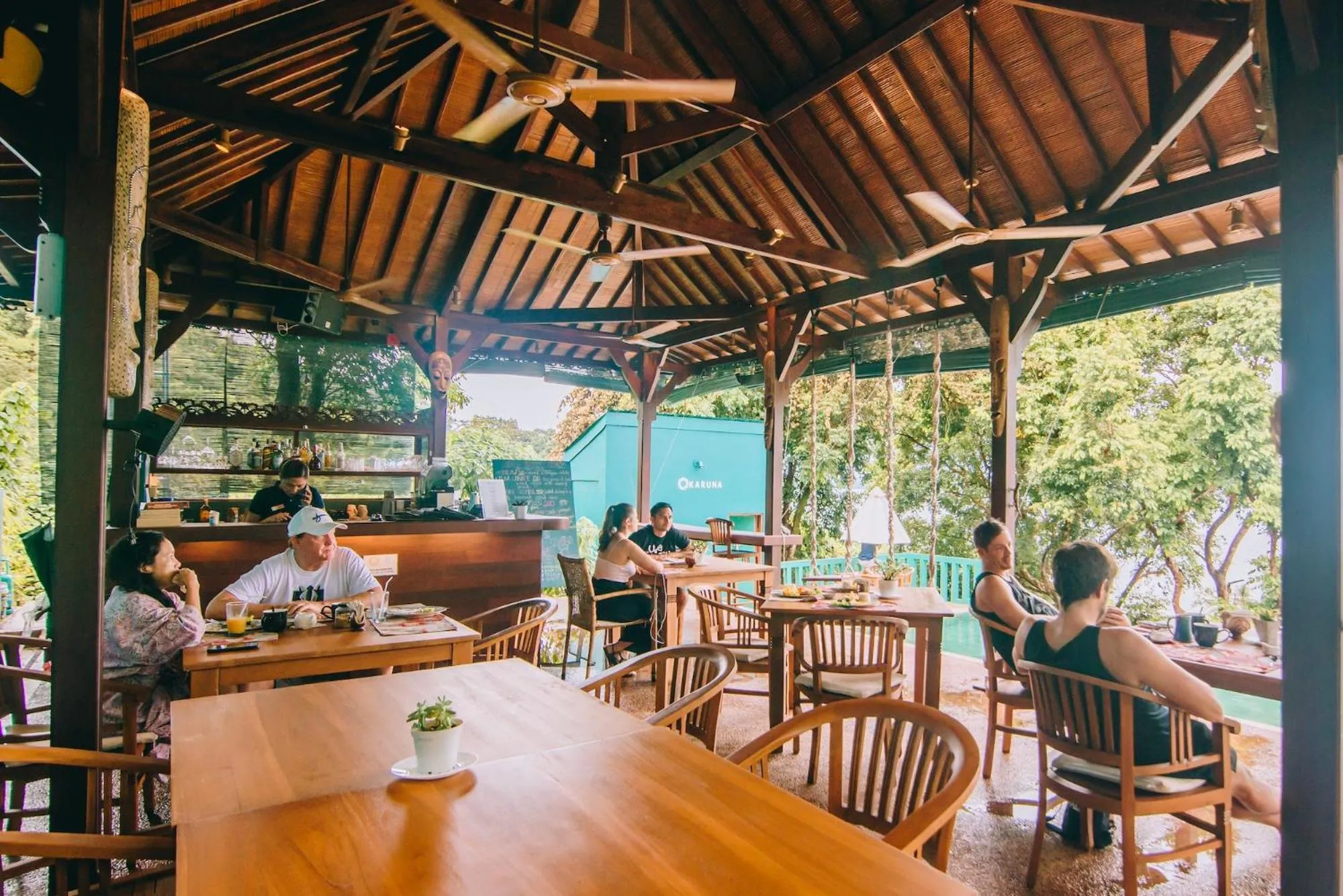 Restaurant/places to eat in The Jungle Lodge -Glamping at Karuna El Nido