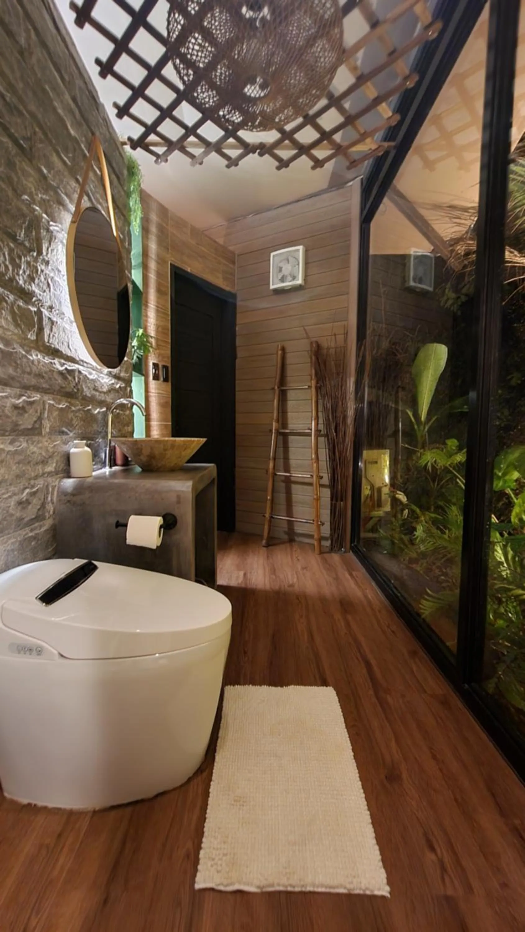 Bathroom in The Jungle Lodge -Glamping at Karuna El Nido
