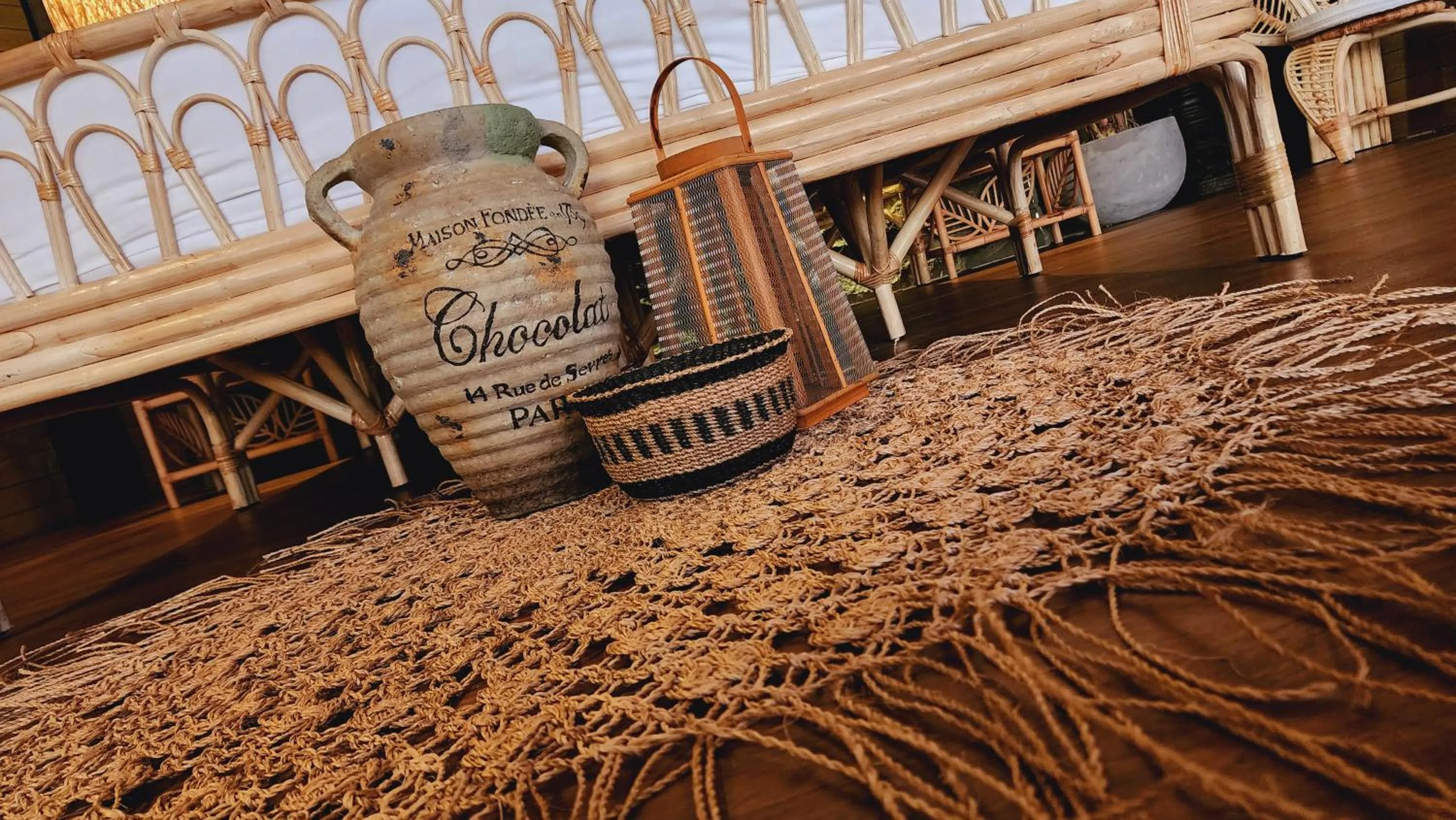 Decorative detail in The Jungle Lodge -Glamping at Karuna El Nido