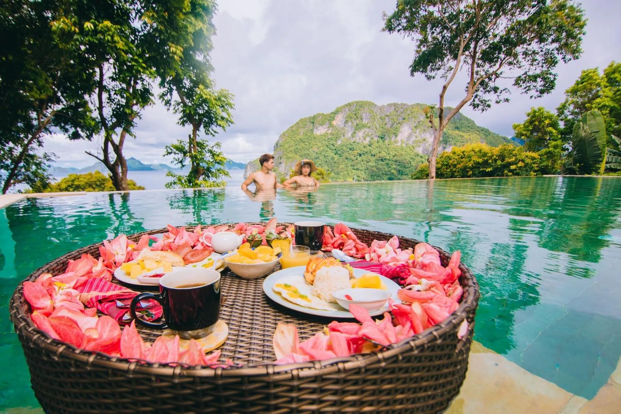 Breakfast in The Jungle Lodge -Glamping at Karuna El Nido