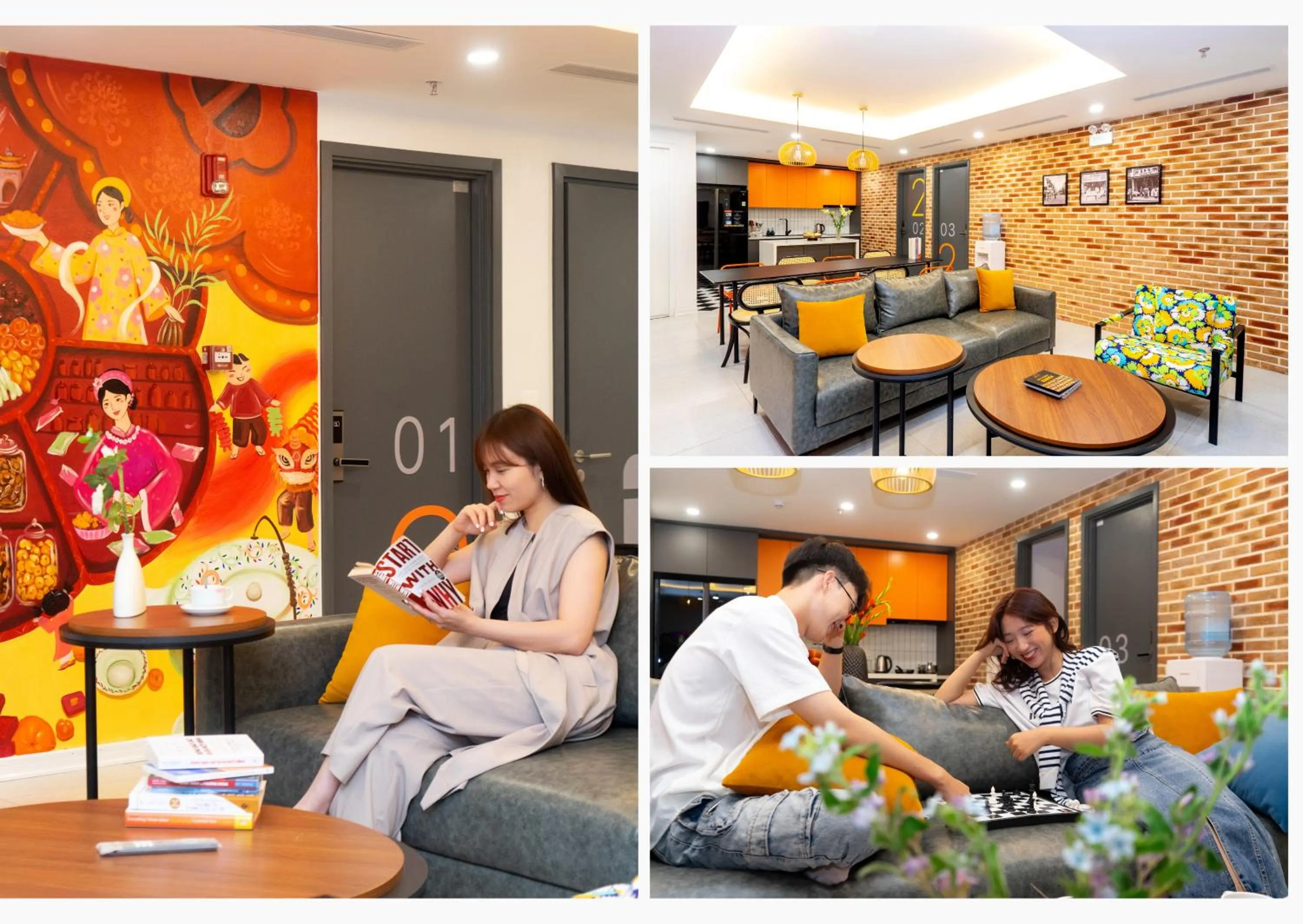 Living room in Wilque Hotel Hanoi