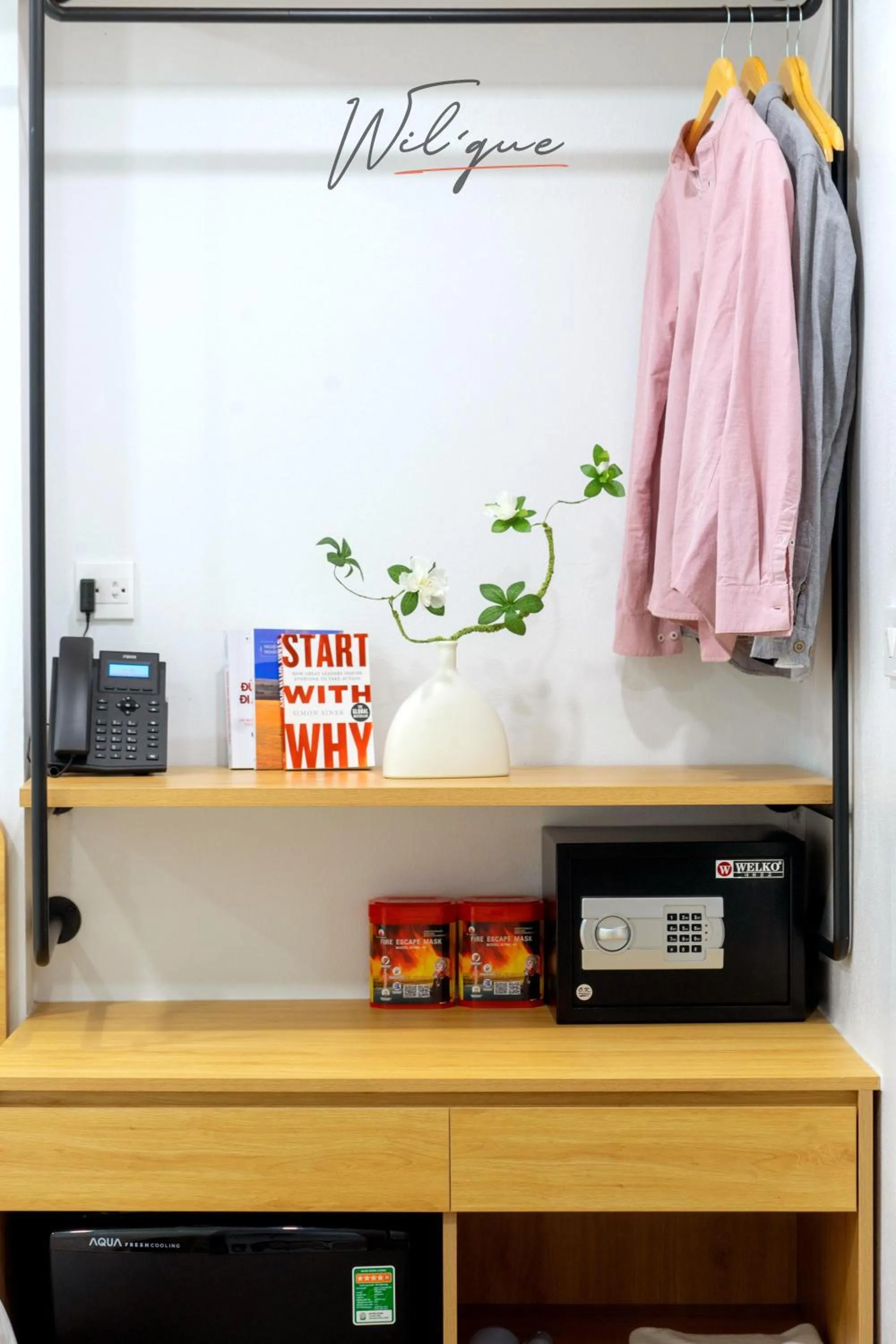 wardrobe in Wilque Hotel Hanoi