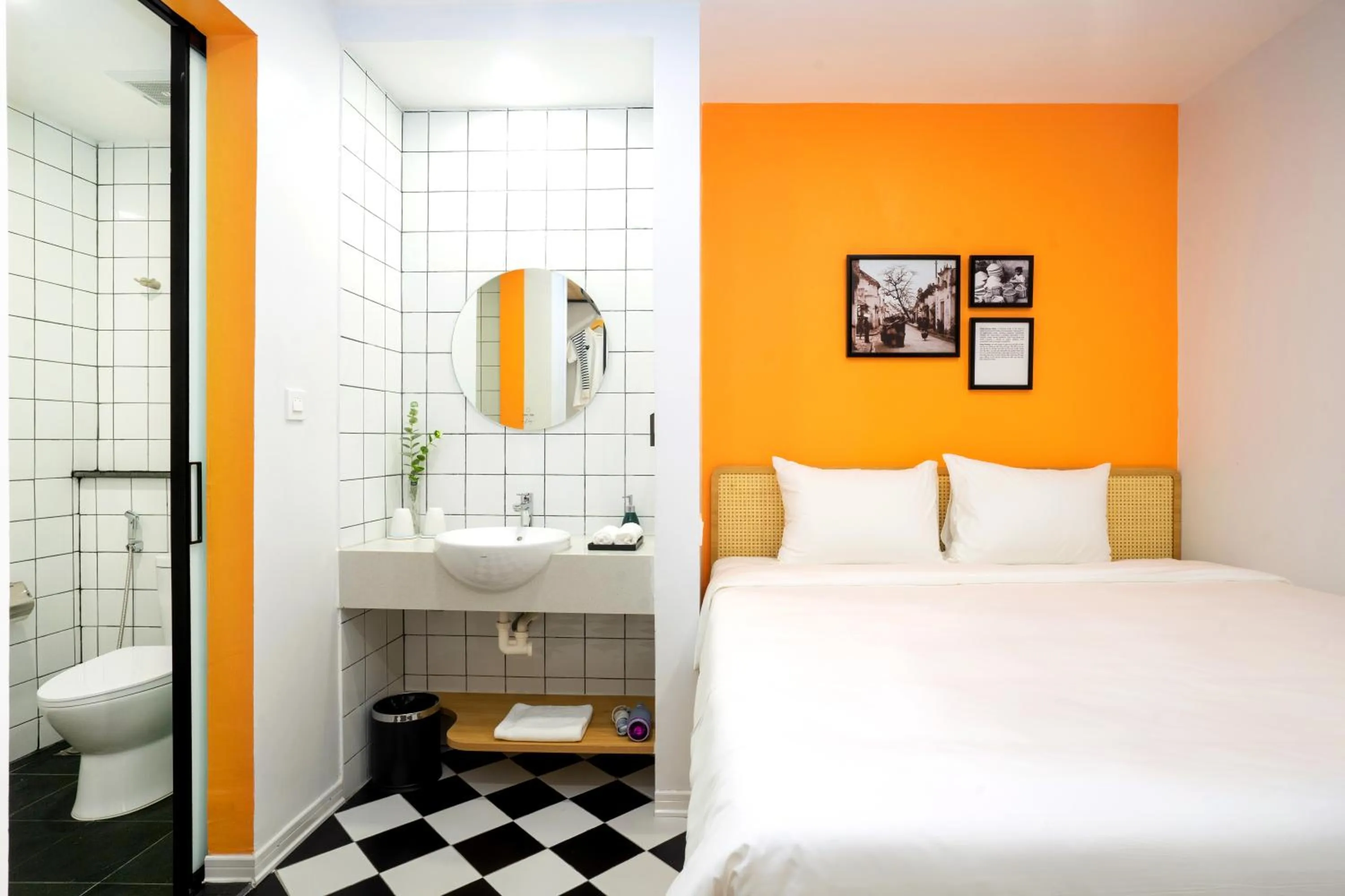 Bathroom, Bed in Wilque Hotel Hanoi