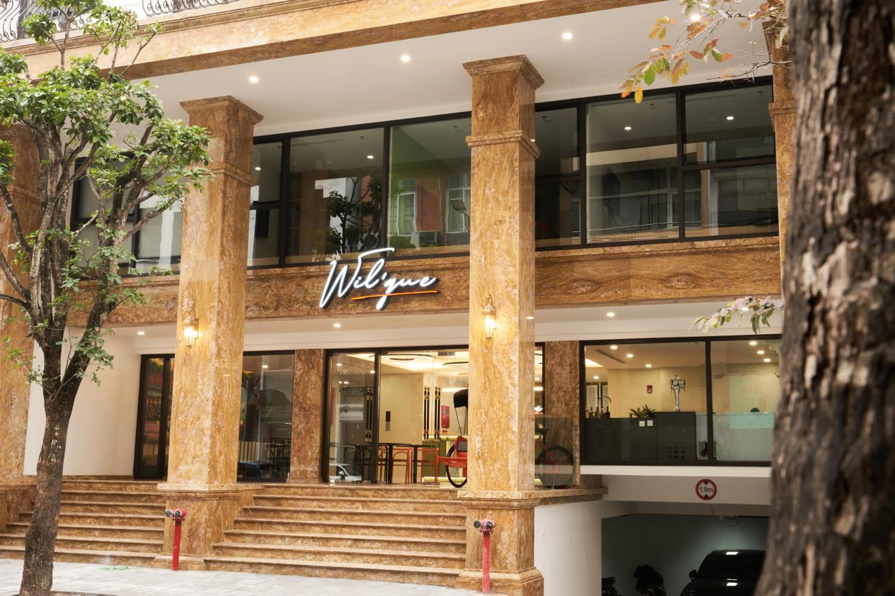 Facade/entrance in Wilque Hotel Hanoi