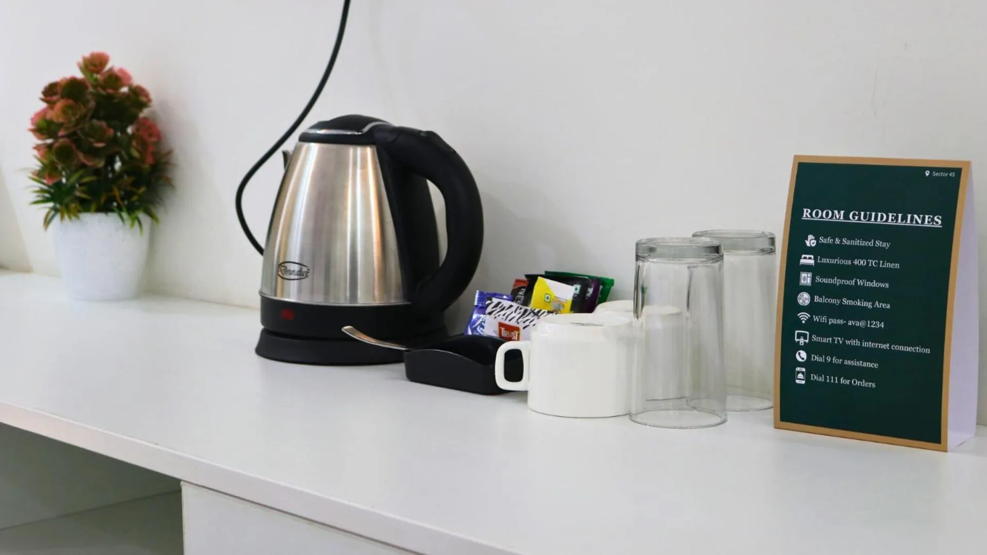 Coffee/tea facilities in AVA Hotels and Corporates Millennium City