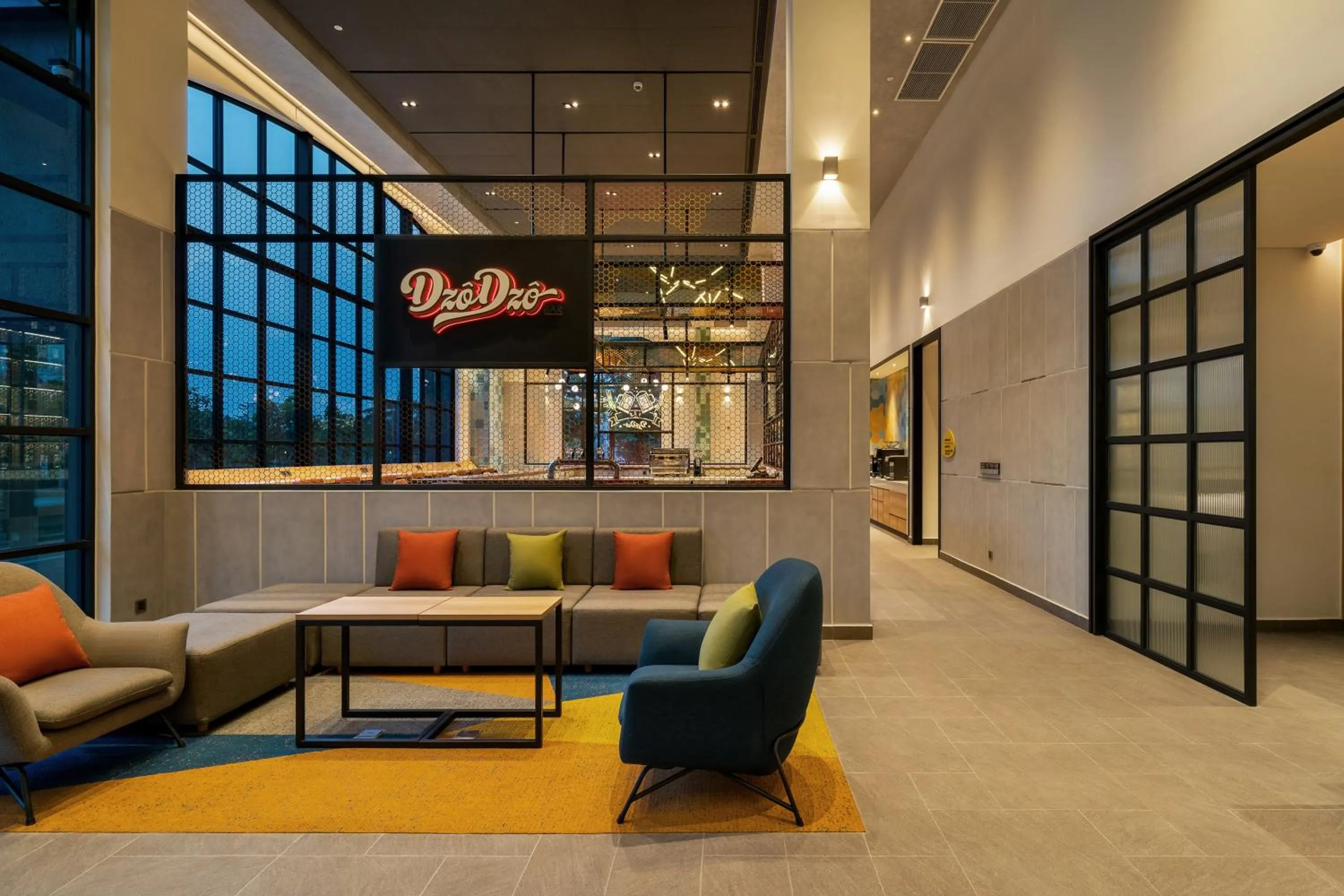 Seating area in HIIVE by fusion Binh Duong New City - VSIP 2