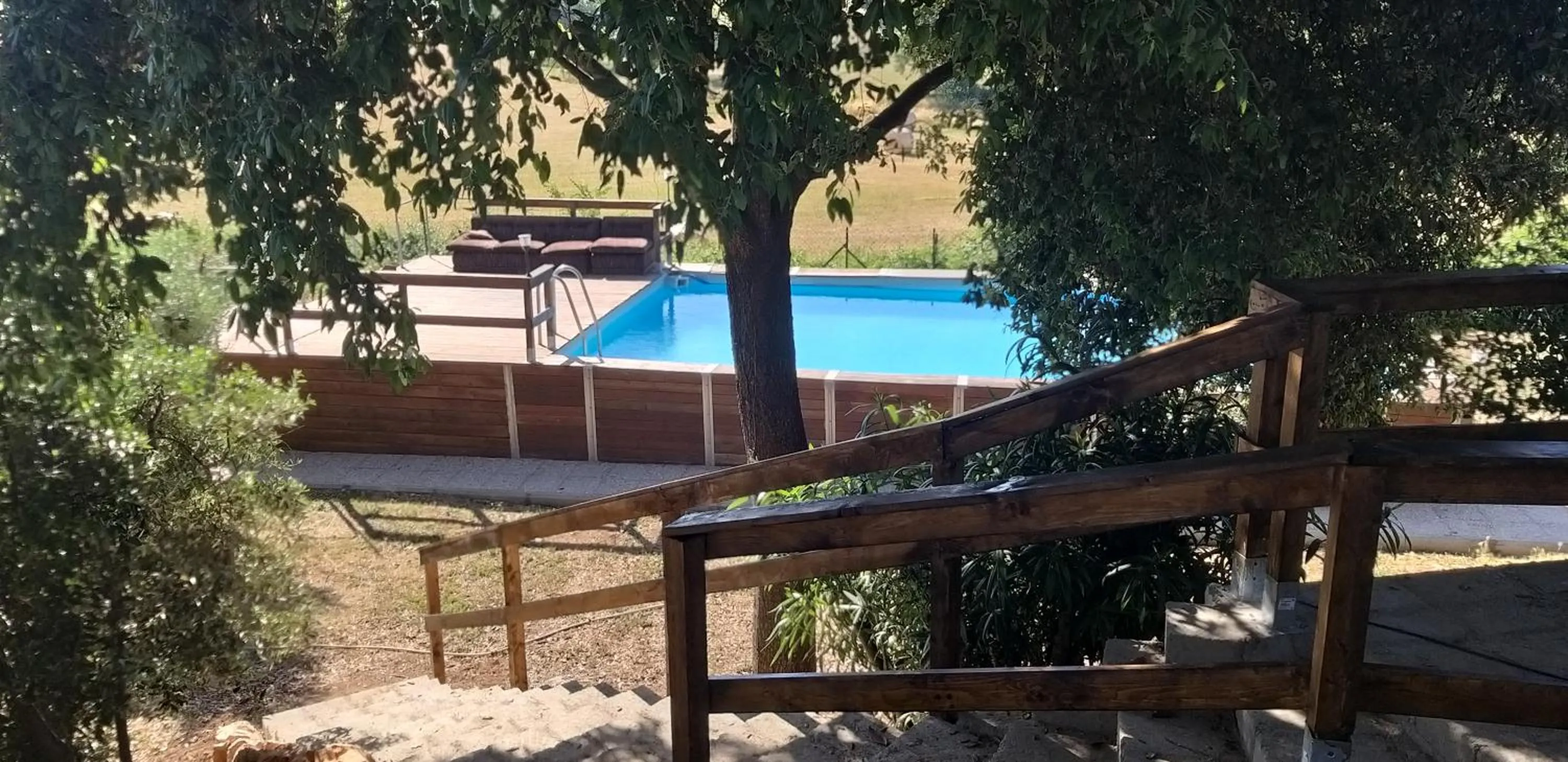 Pool view in La Finestra Sul Cortile
