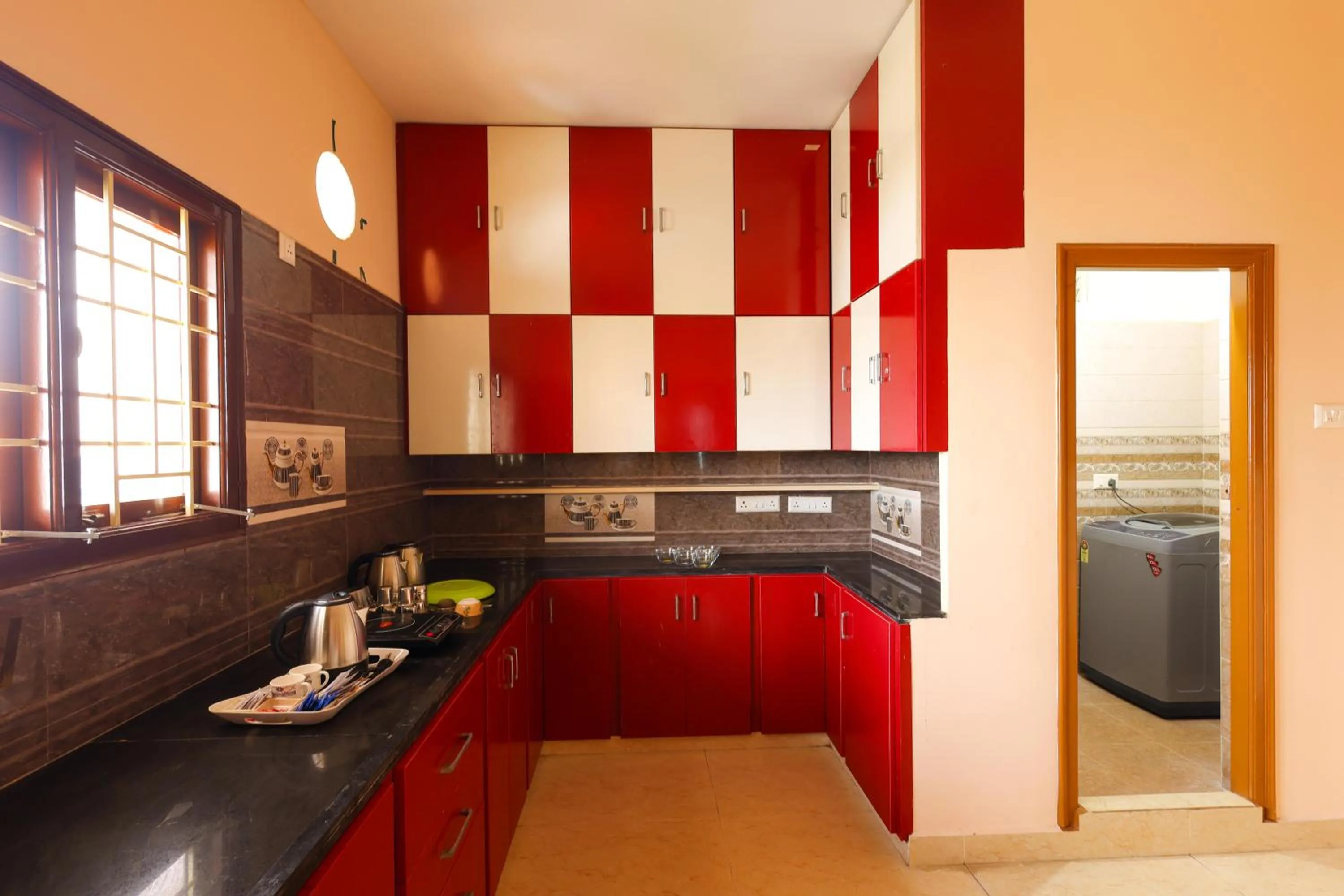 Kitchen or kitchenette in SBHS Homestay - Garudadri - Tirupati Bus Stand