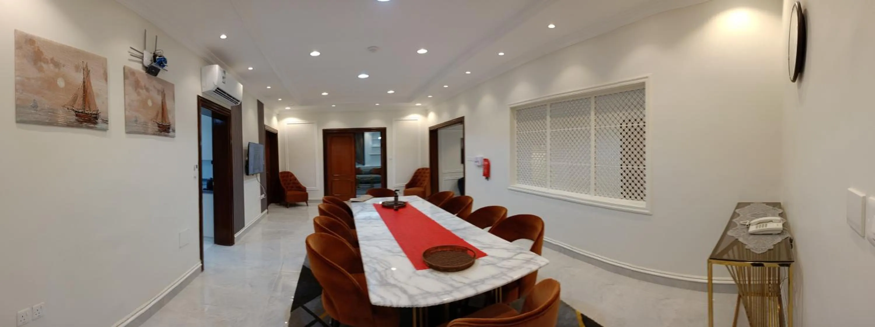 Dining area in Eqamh VIP