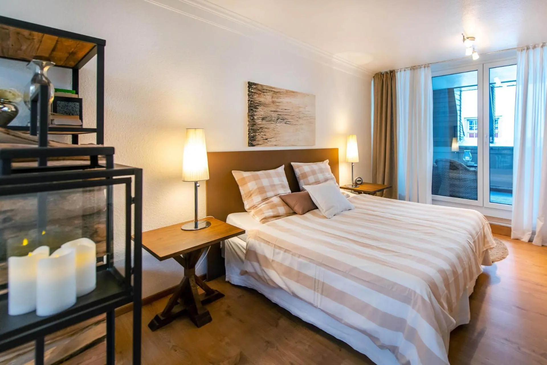 Bed in Ferienwohnung Koblenz Altstadt