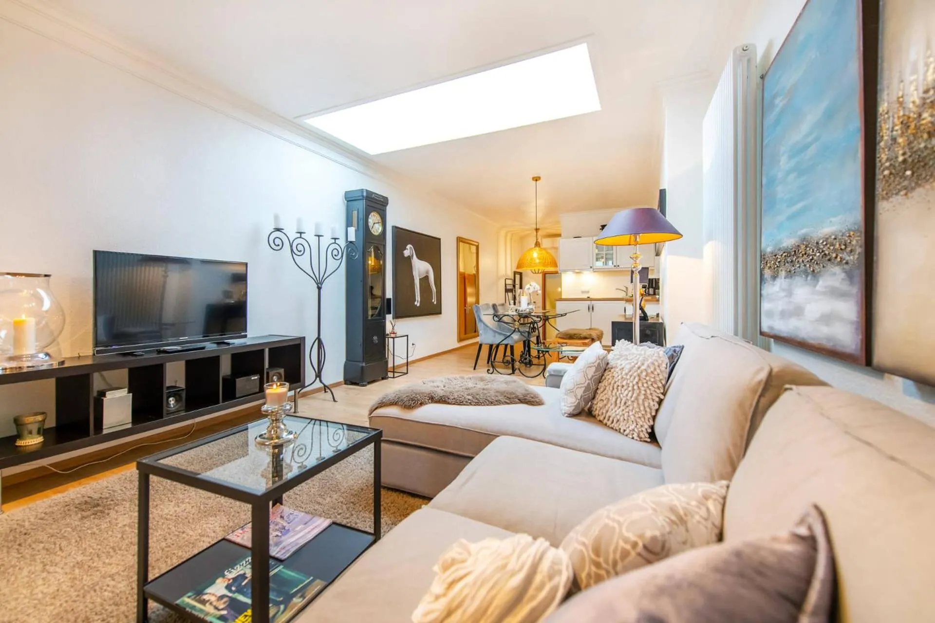 Living room in Ferienwohnung Koblenz Altstadt