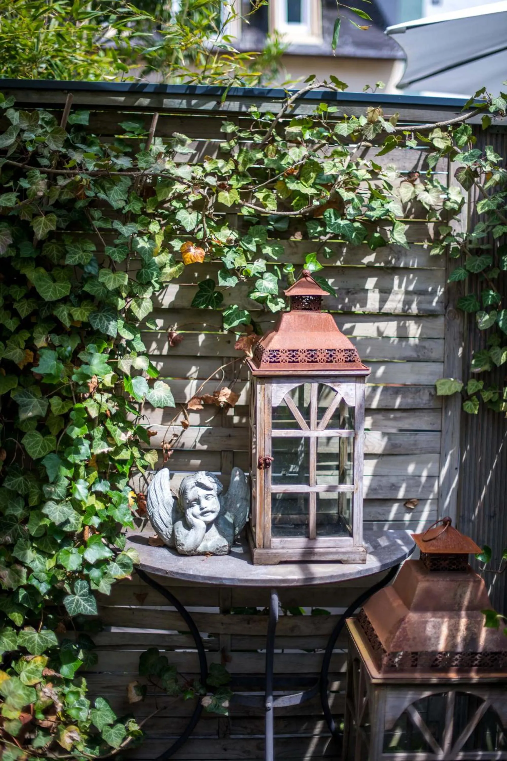 Patio in Ferienwohnung Koblenz Altstadt