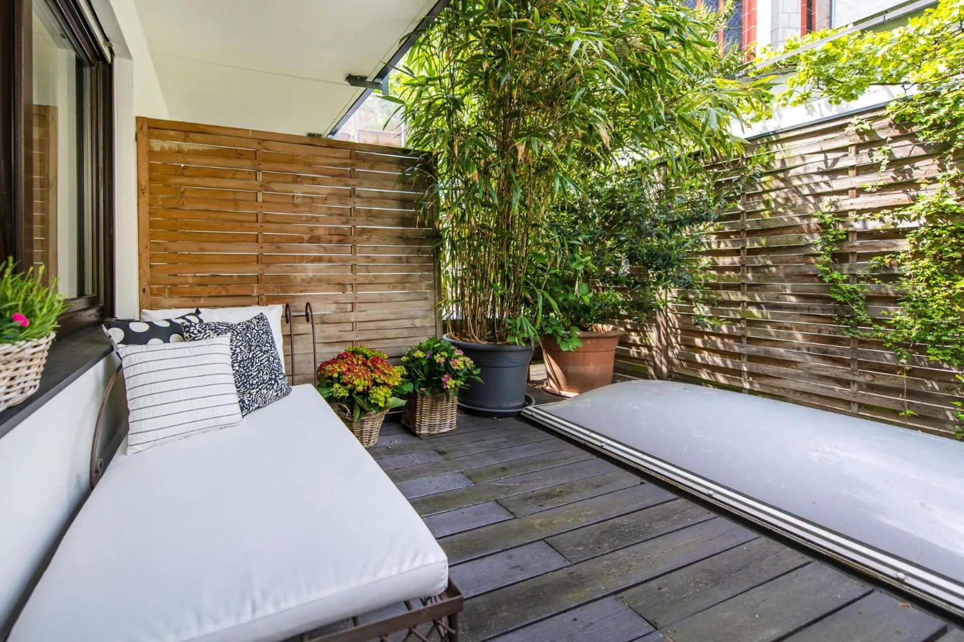 Balcony/Terrace in Ferienwohnung Koblenz Altstadt