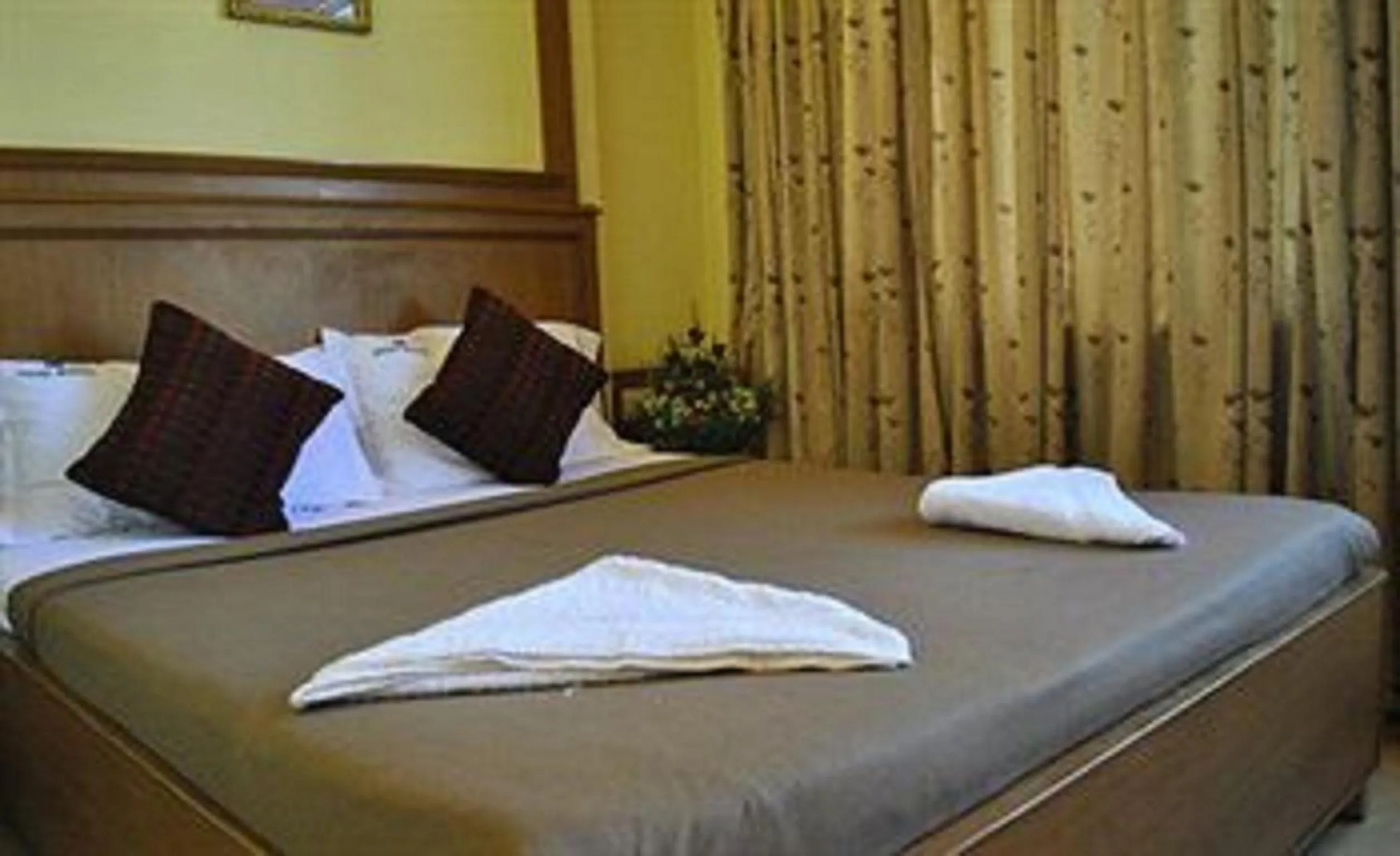 Bed in Hotel Roopa