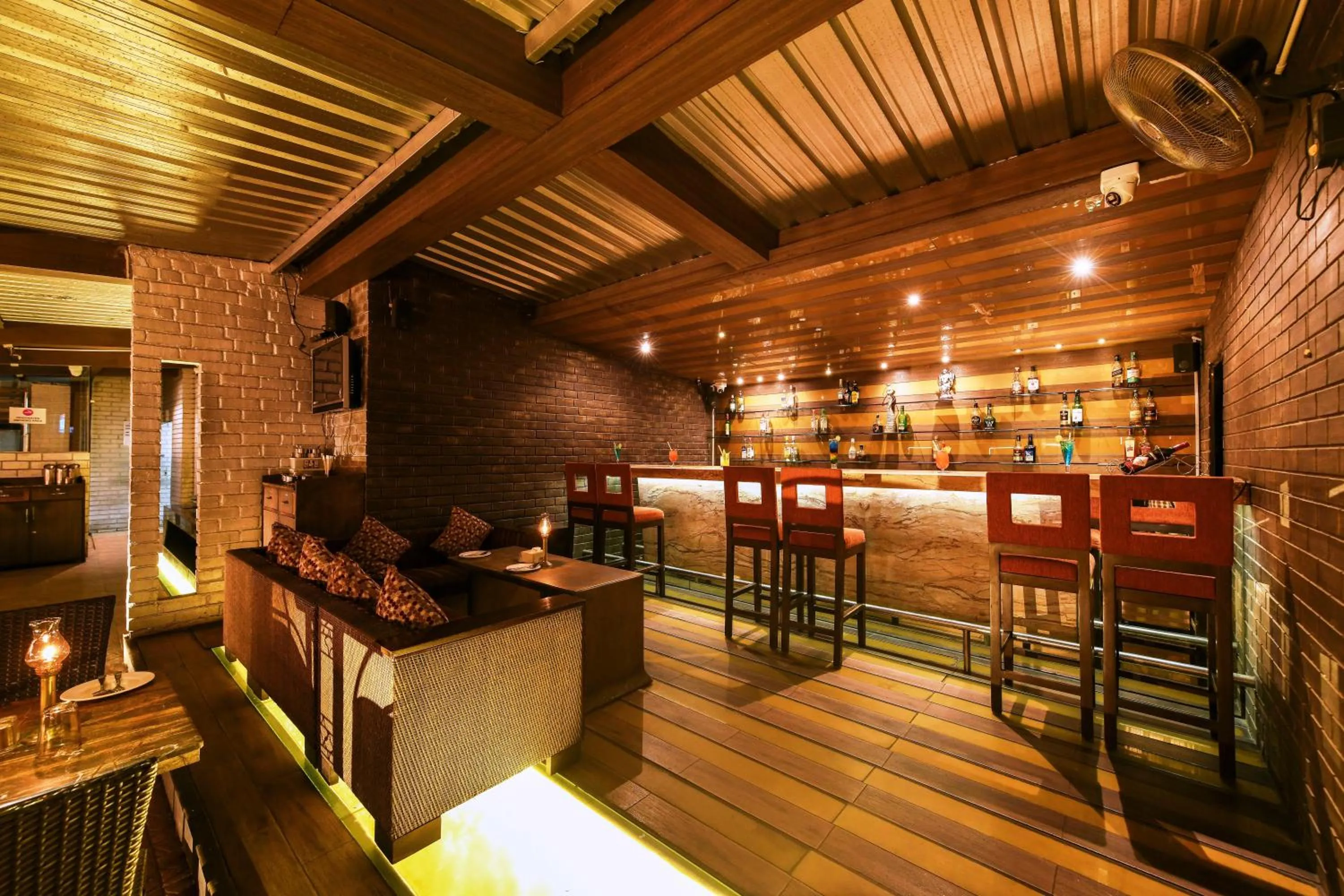 Lounge or bar in Hotel Roopa